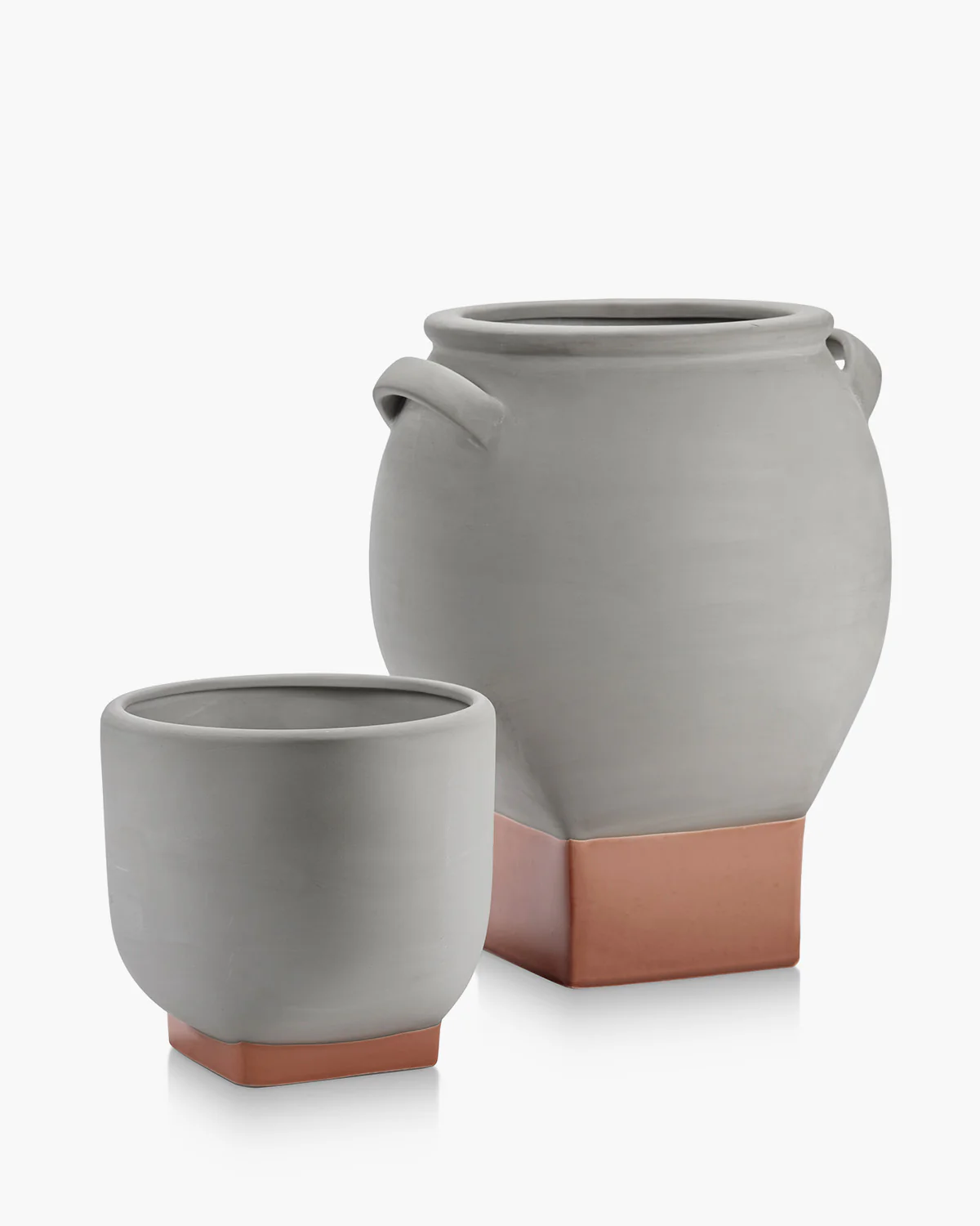 Flower pot 08 grey - orange Rosamar - Image 4