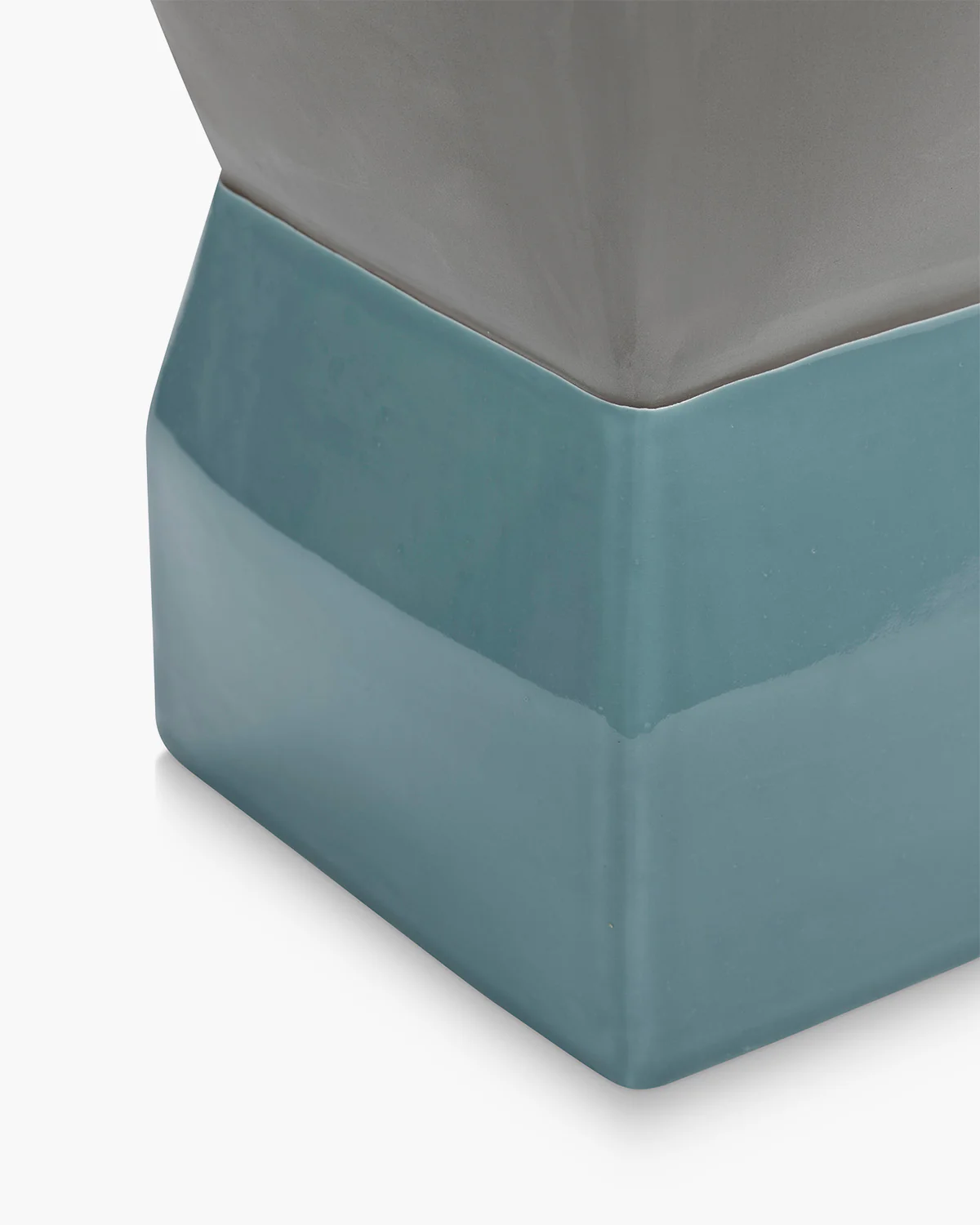 Flower pot 09 grey - turquoise Rosamar - Image 6