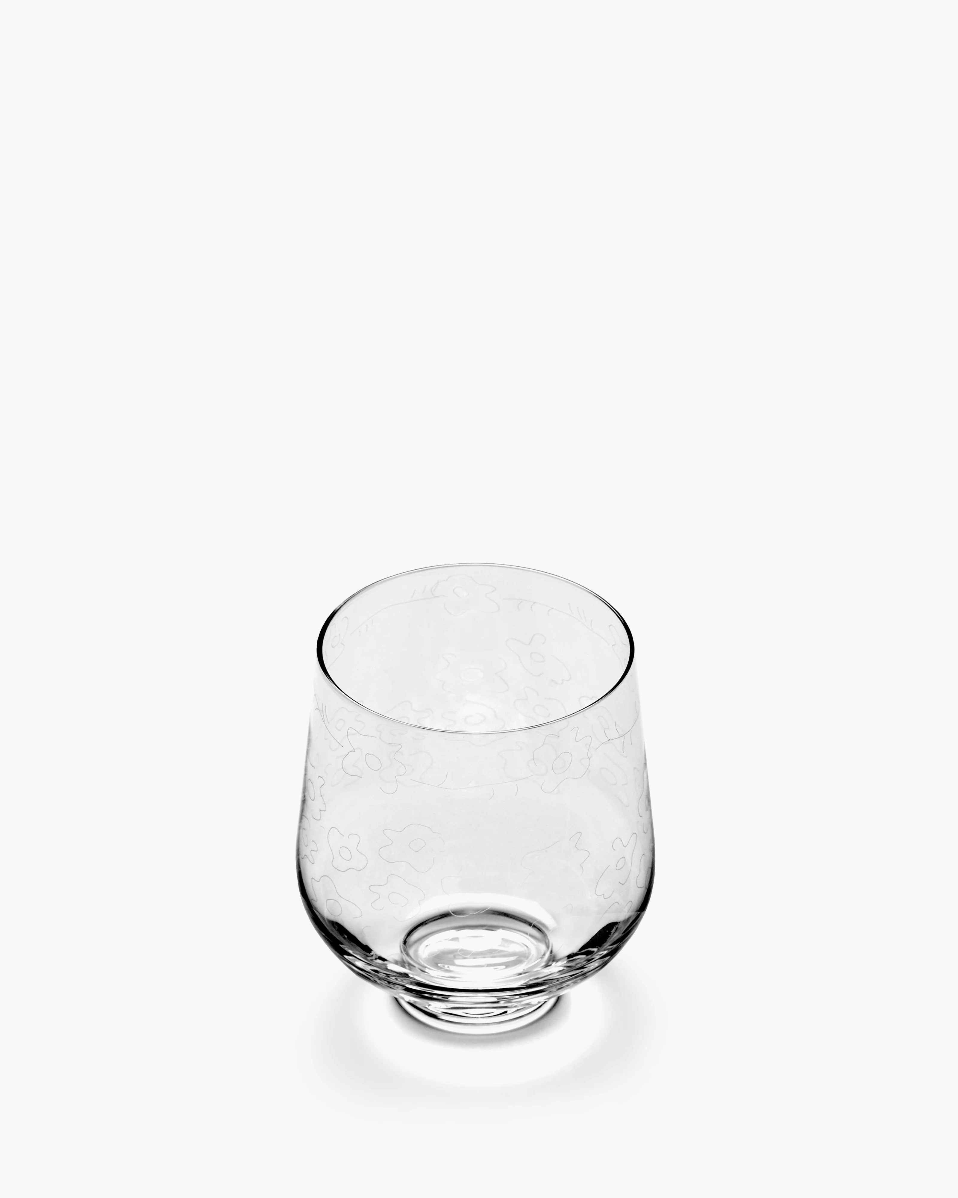 Glass dark viola Midnight Flowers - Image 4