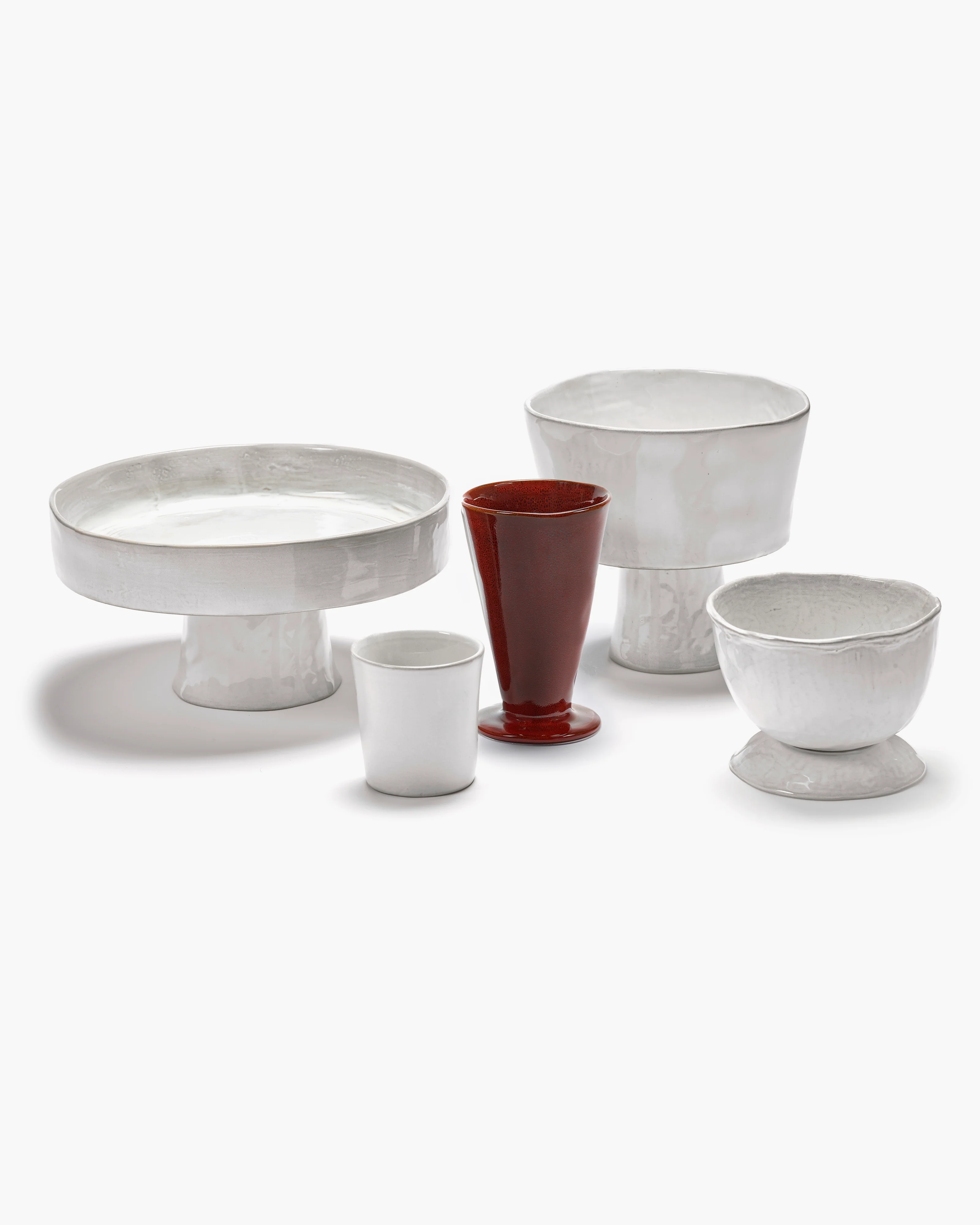 Goblet venetian red La Mère - Image 4