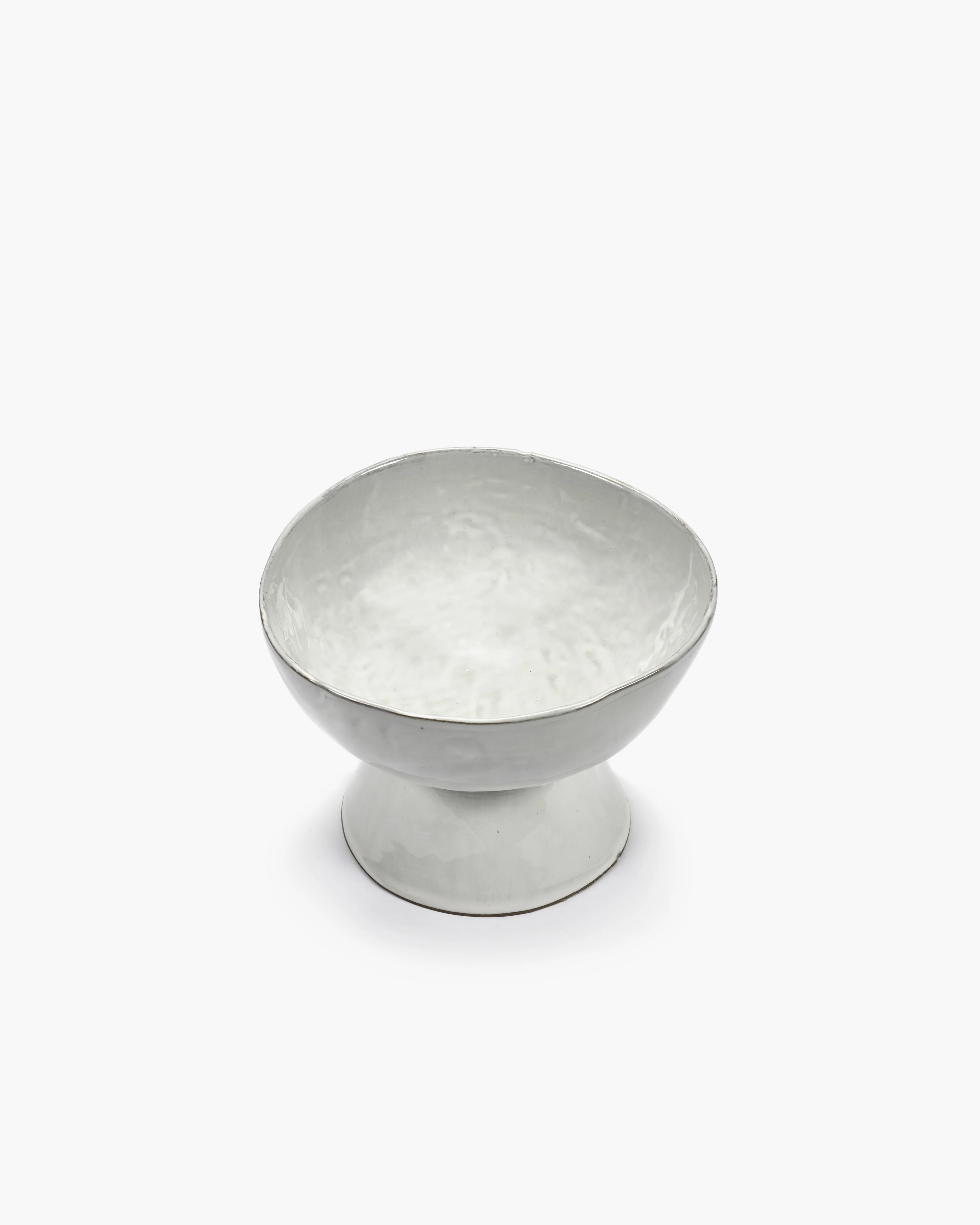 High bowl large on foot off-white La Mère - Image 3