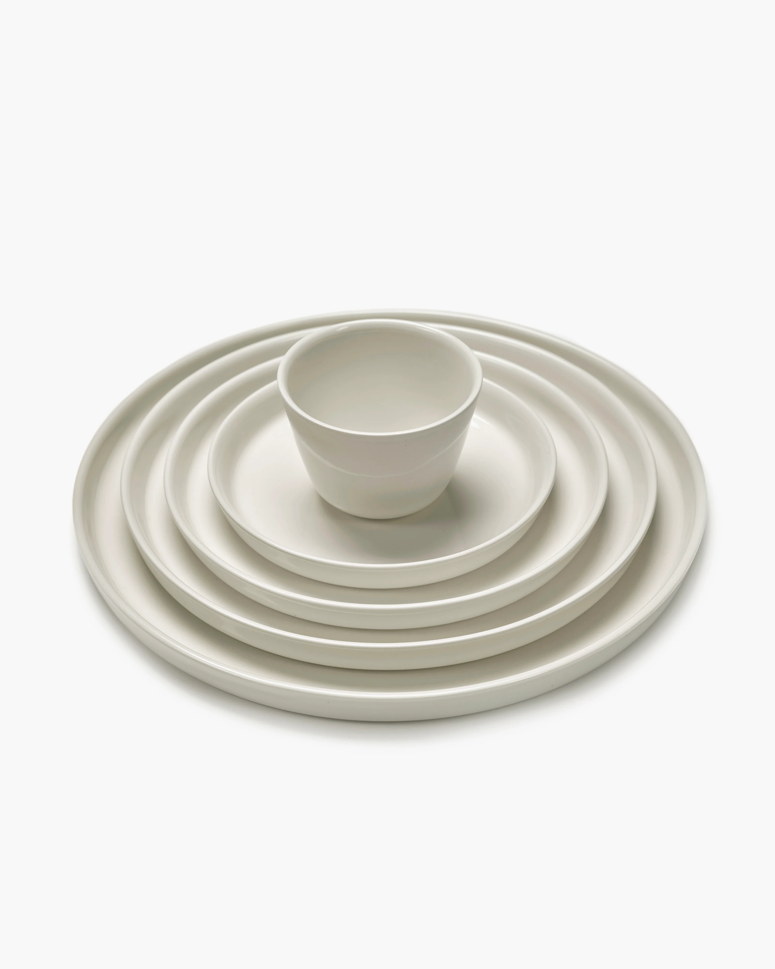 High dinner plate ivory Cena - Image 3