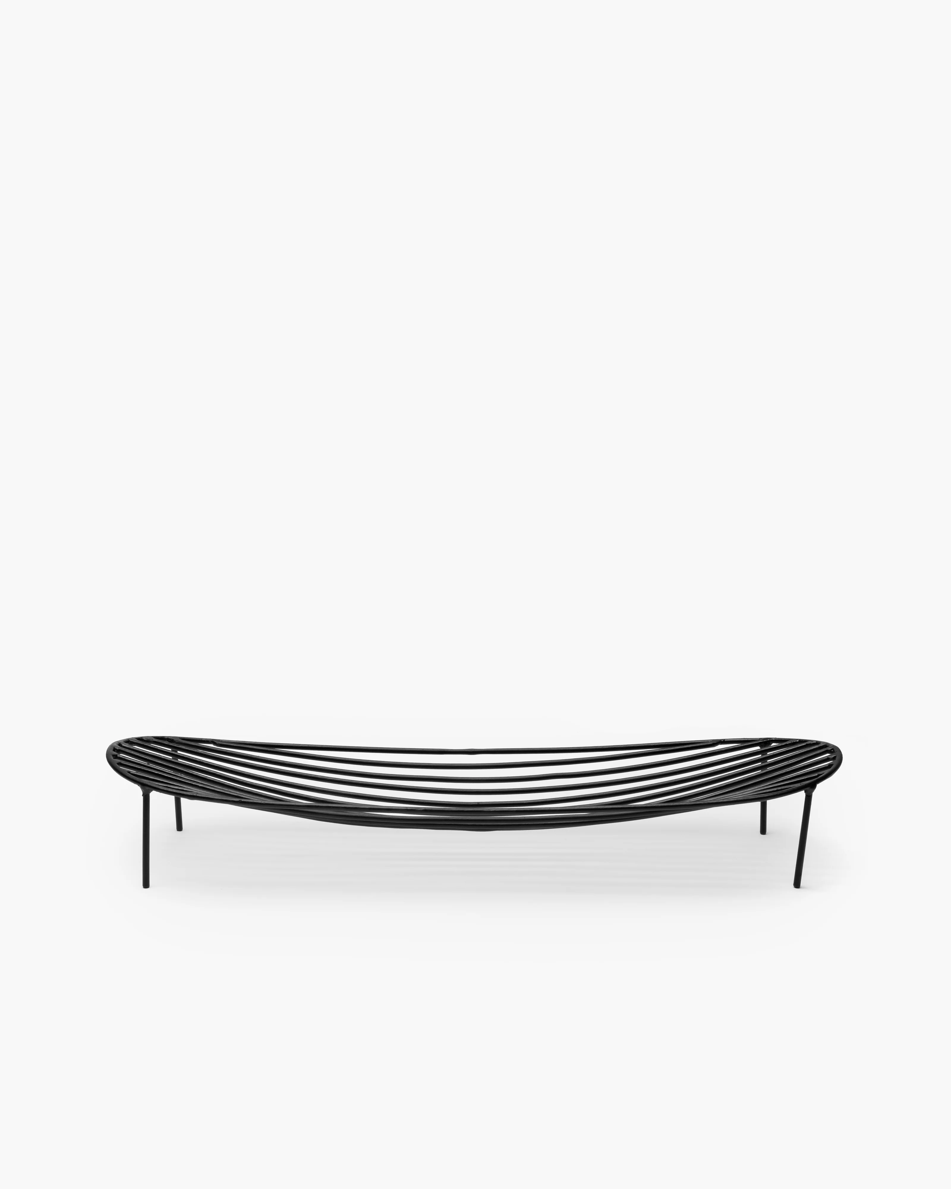 Iron basket black Nana Metal Sculptures
