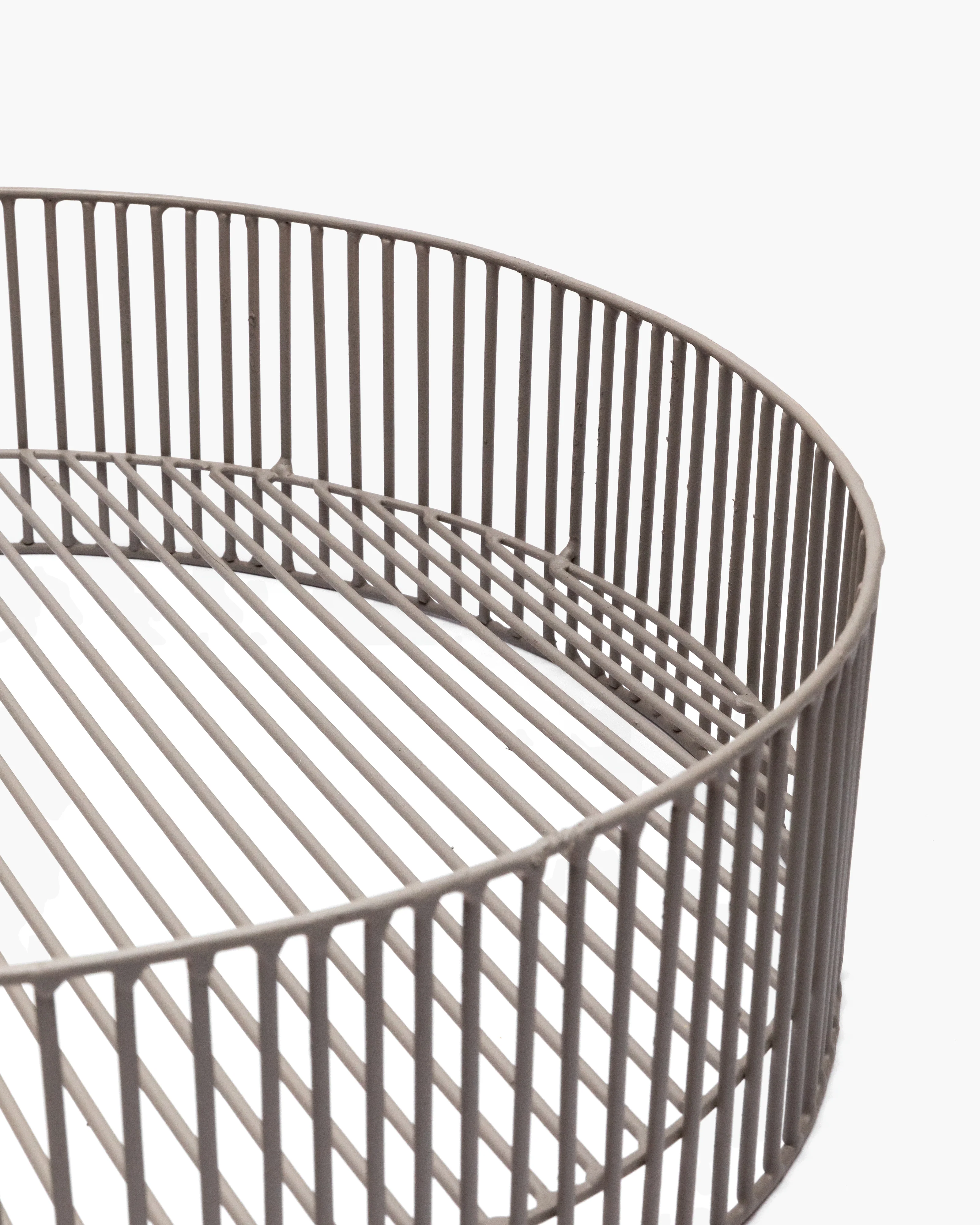 Iron basket gray Turn Metal Sculptures - Image 4
