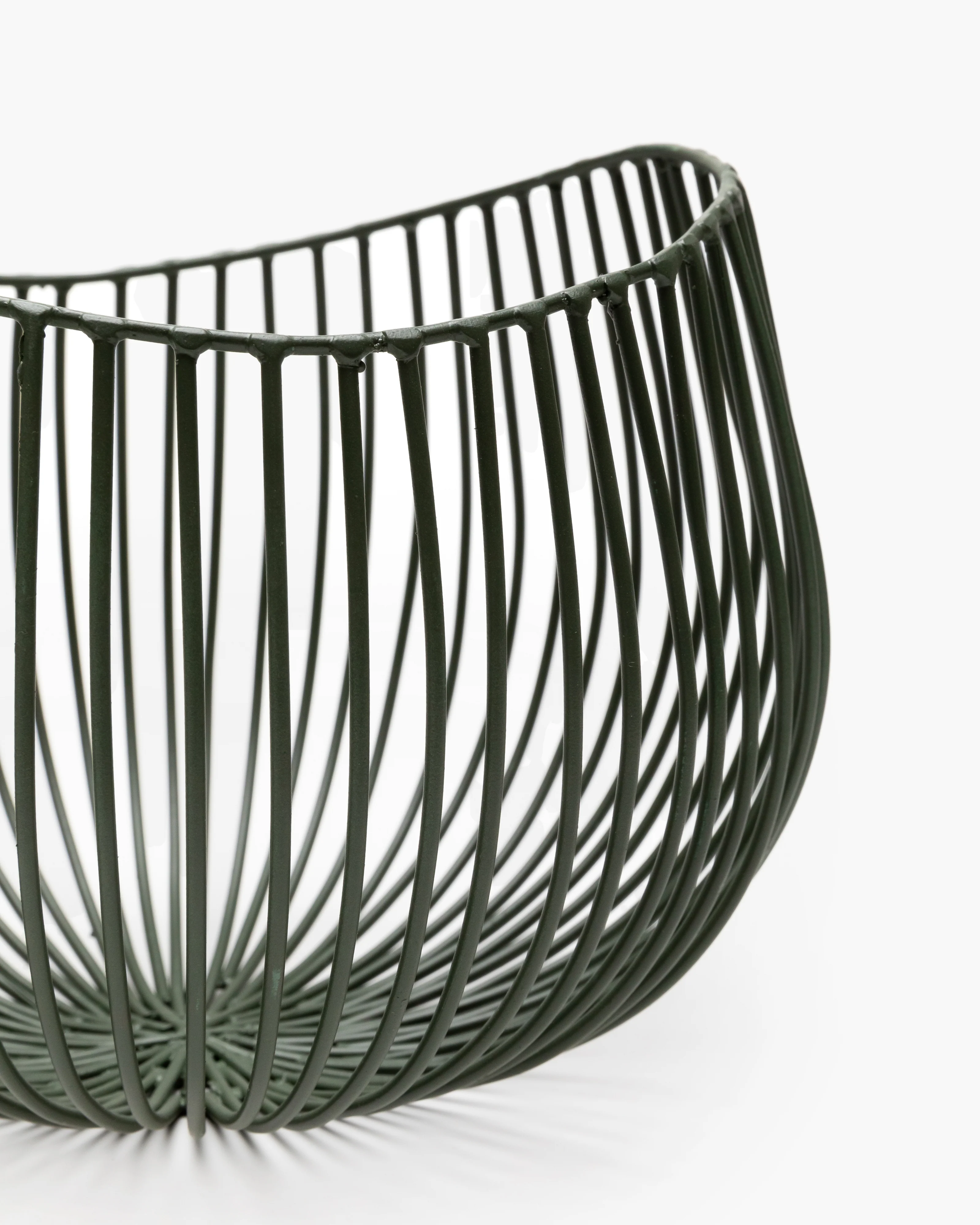 Iron basket green Gio Metal Sculptures - Image 2