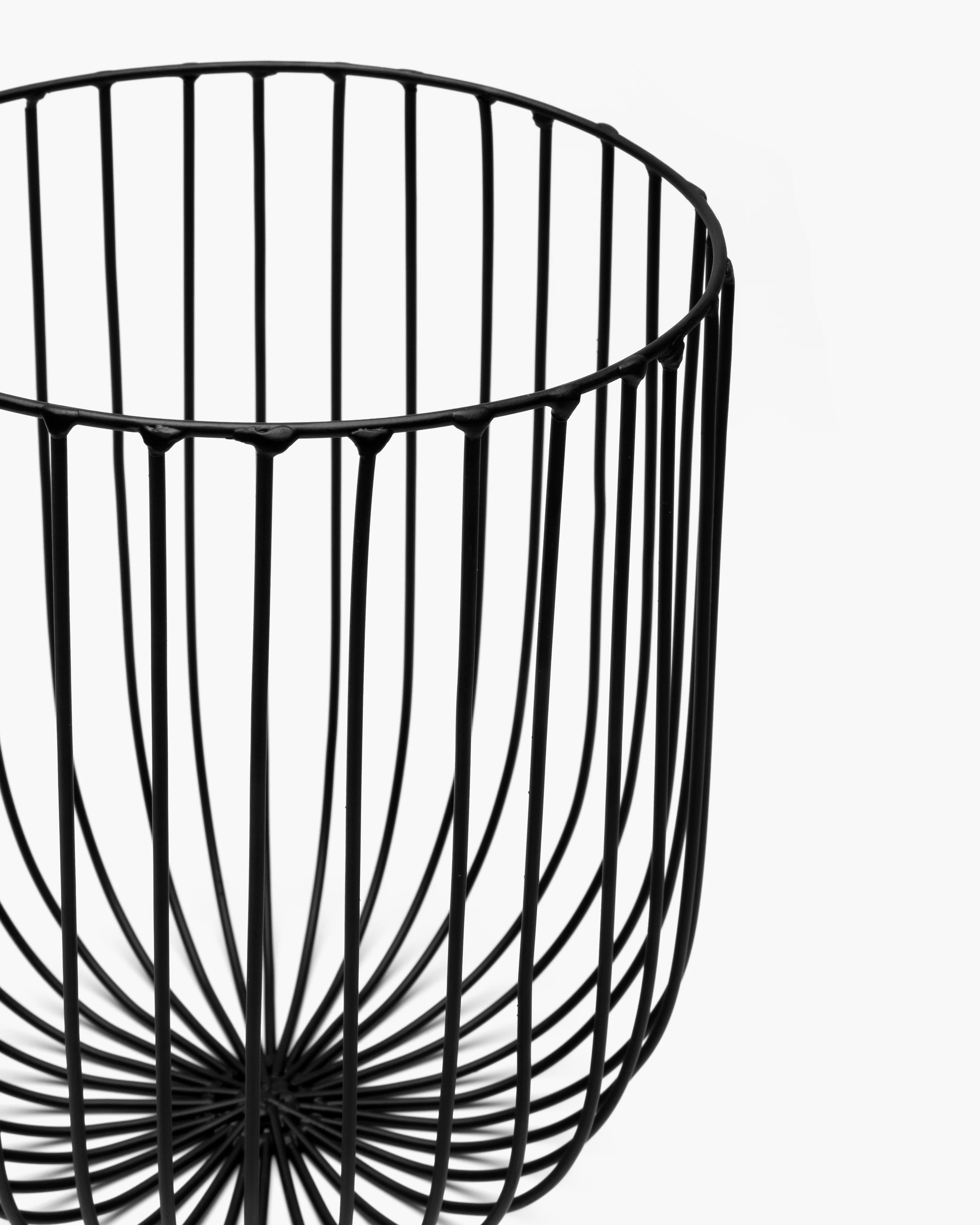 Iron basket L black Catu Metal Sculptures - Image 2