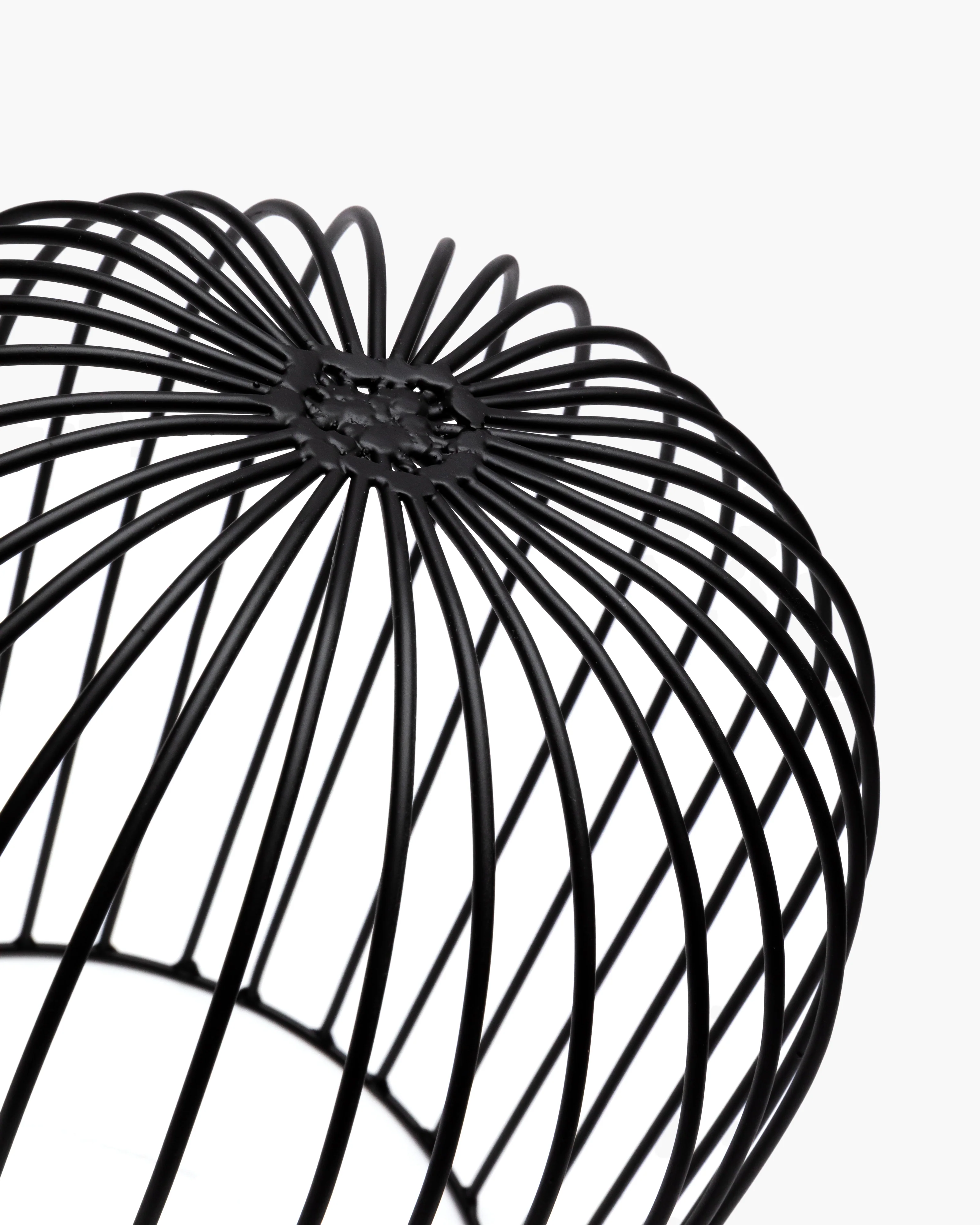 Iron basket L black Catu Metal Sculptures - Image 4