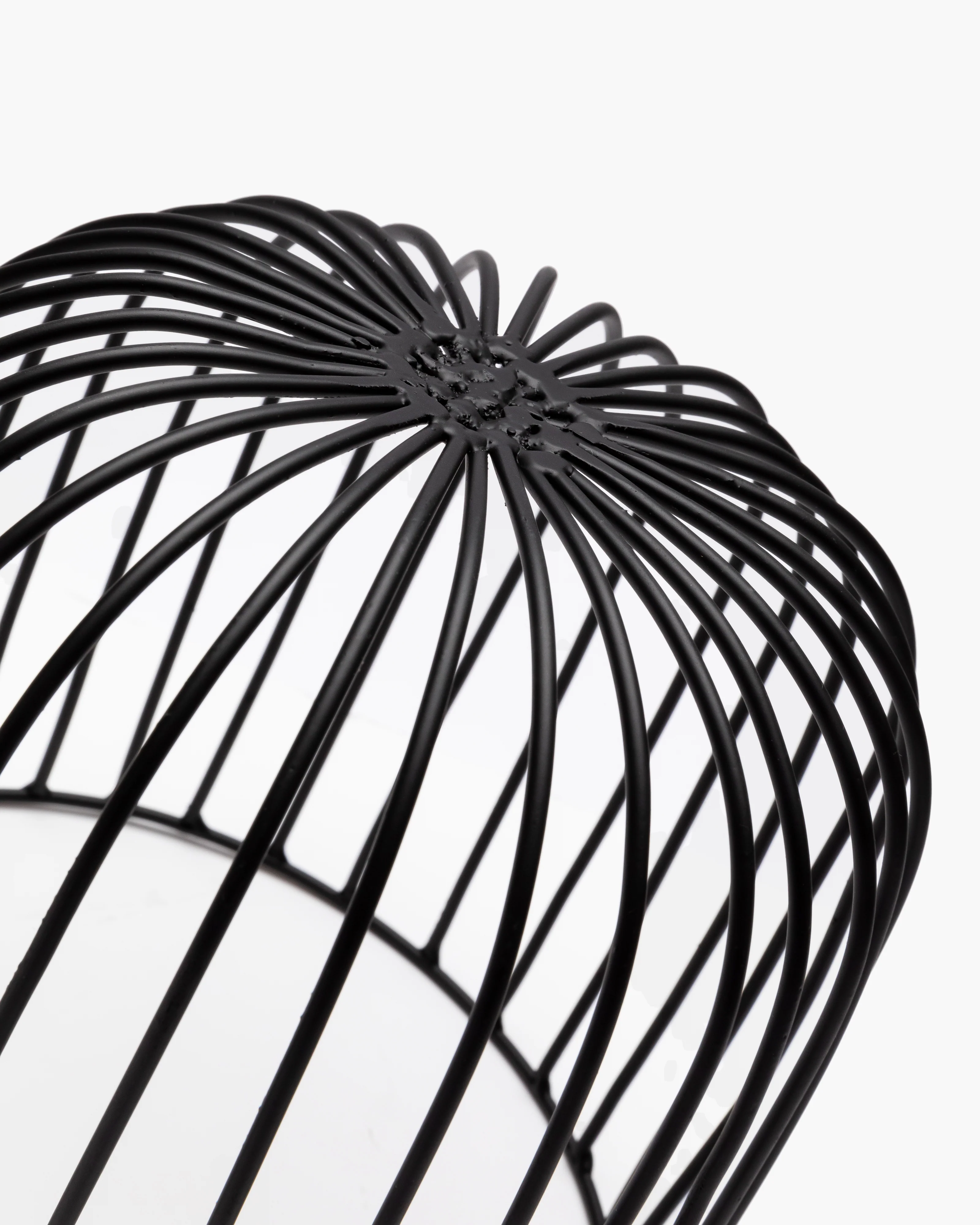 Iron basket M black Catu Metal Sculptures - Image 4