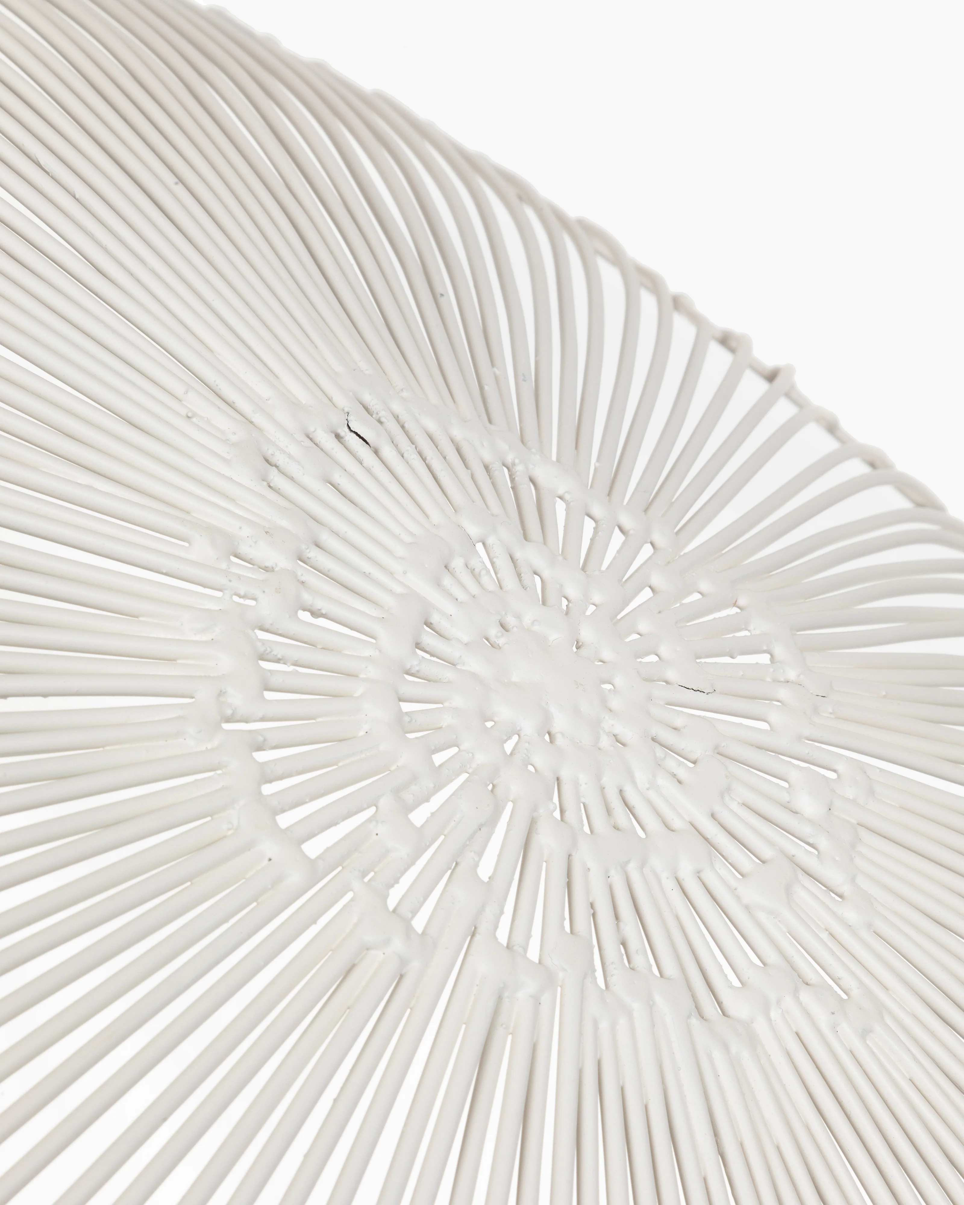 Iron bowl white Edo Metal Sculptures - Image 3