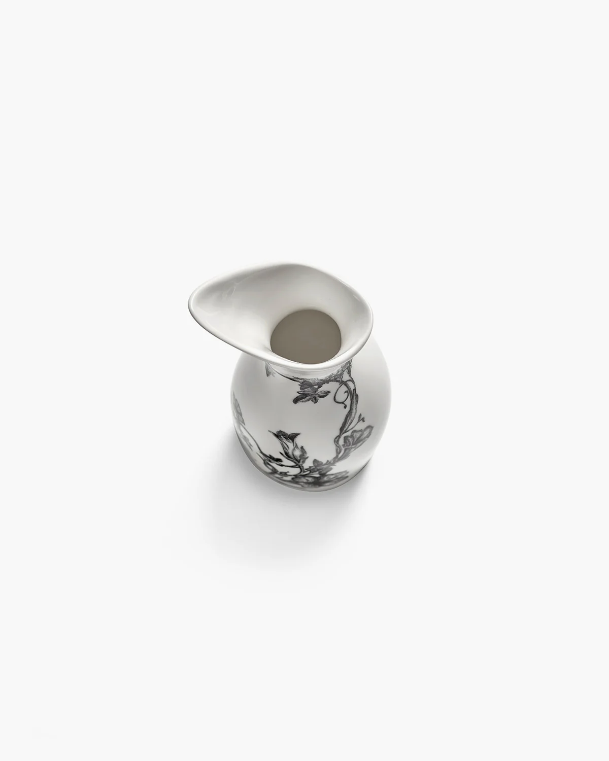 Jug fairytale flower white - black Unity - Image 3