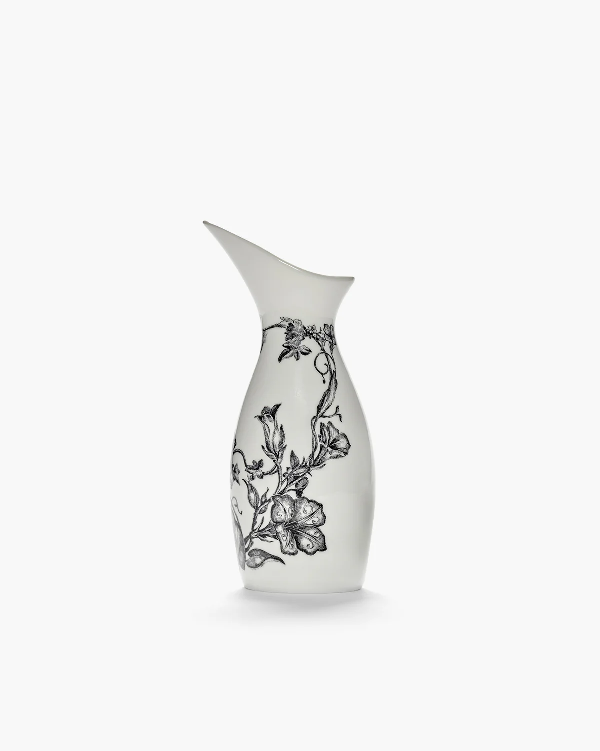 Jug fairytale flower white - black Unity - Image 4