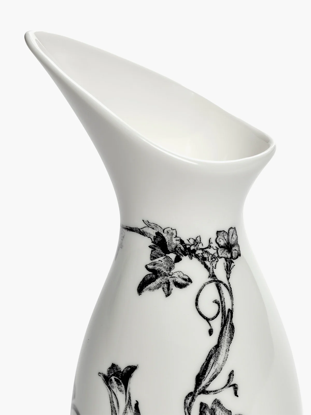Jug fairytale flower white - black Unity - Image 5