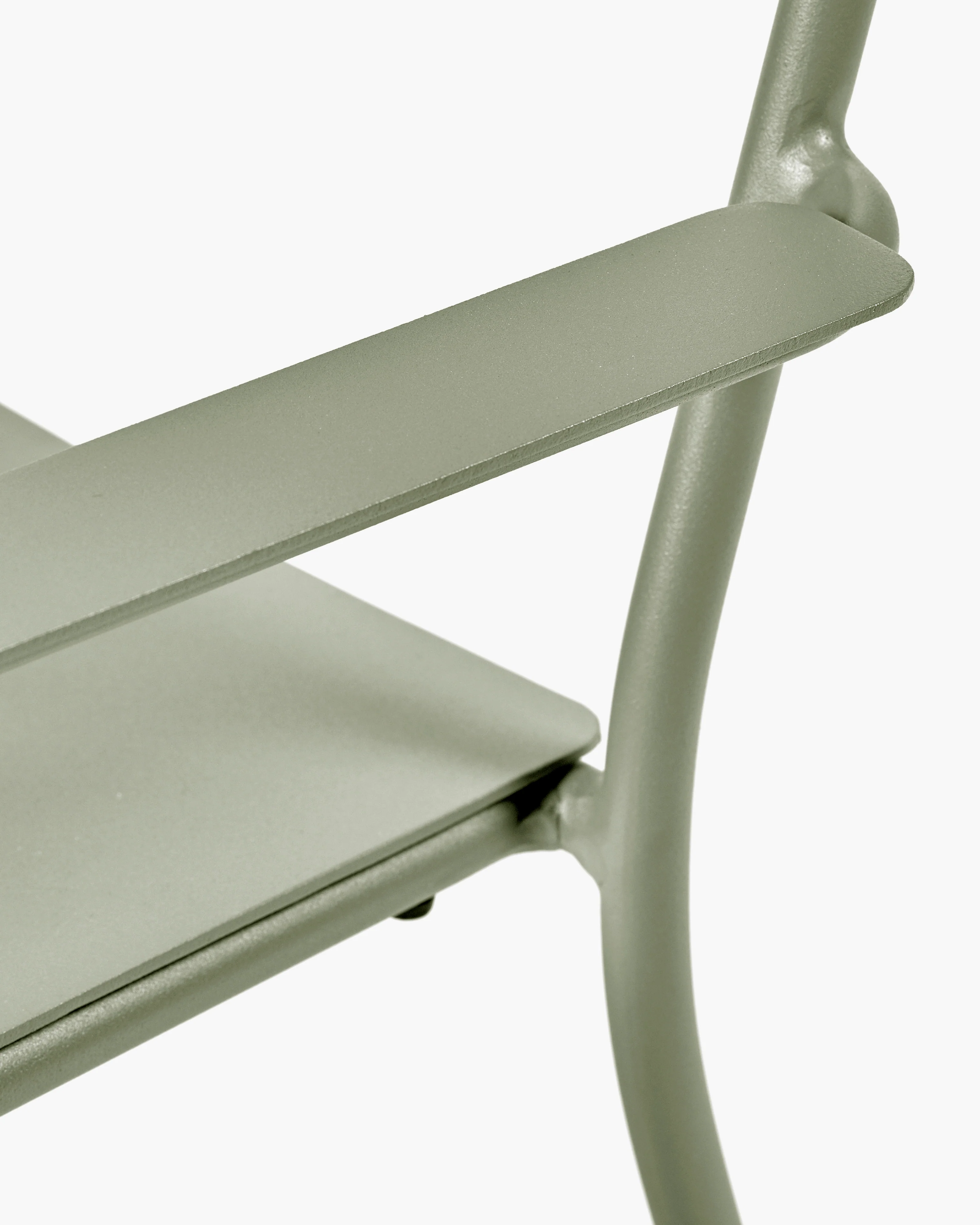 Lounge chair aluminium eucalyptus green August - Image 4