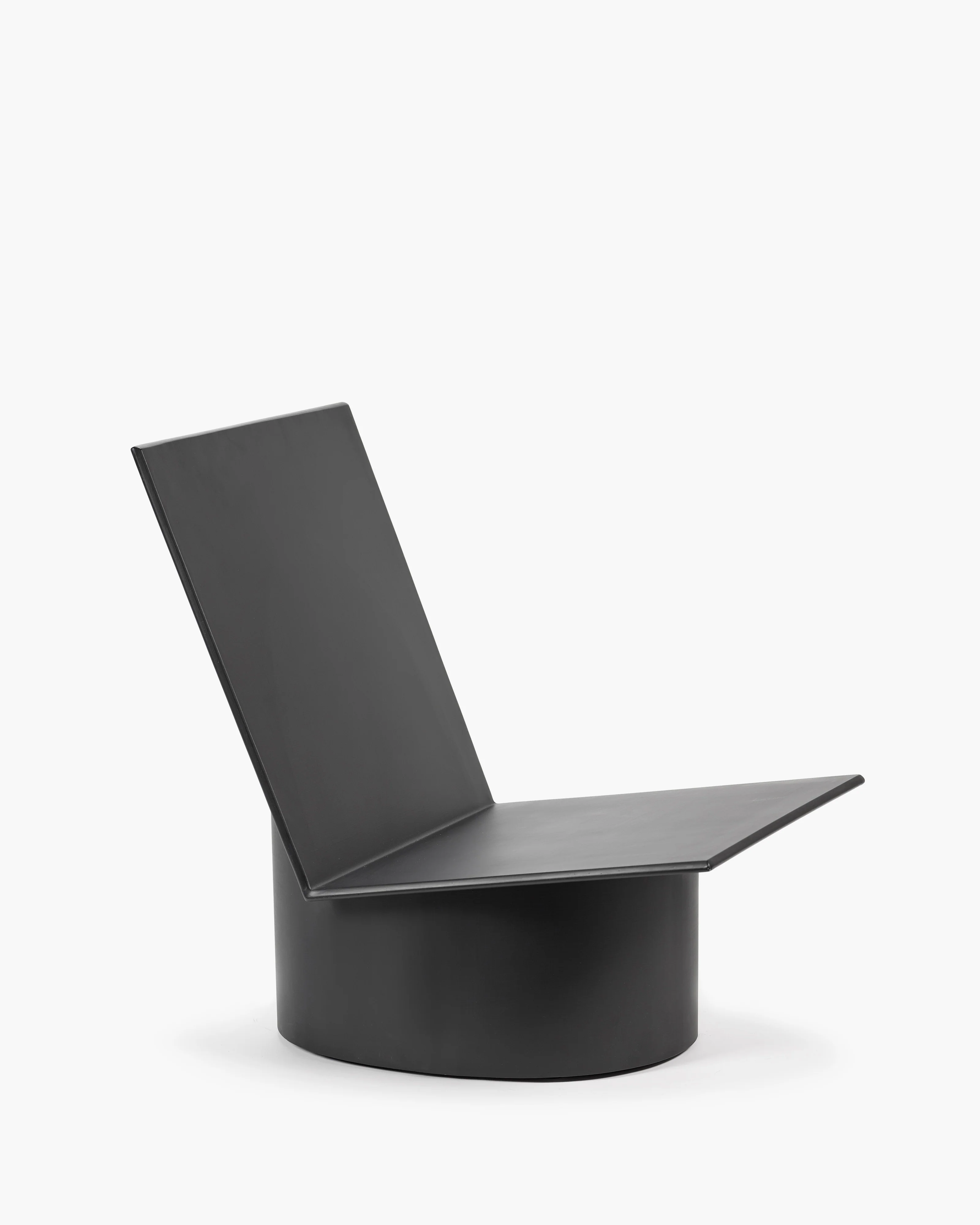 Lounge chair black Valerie