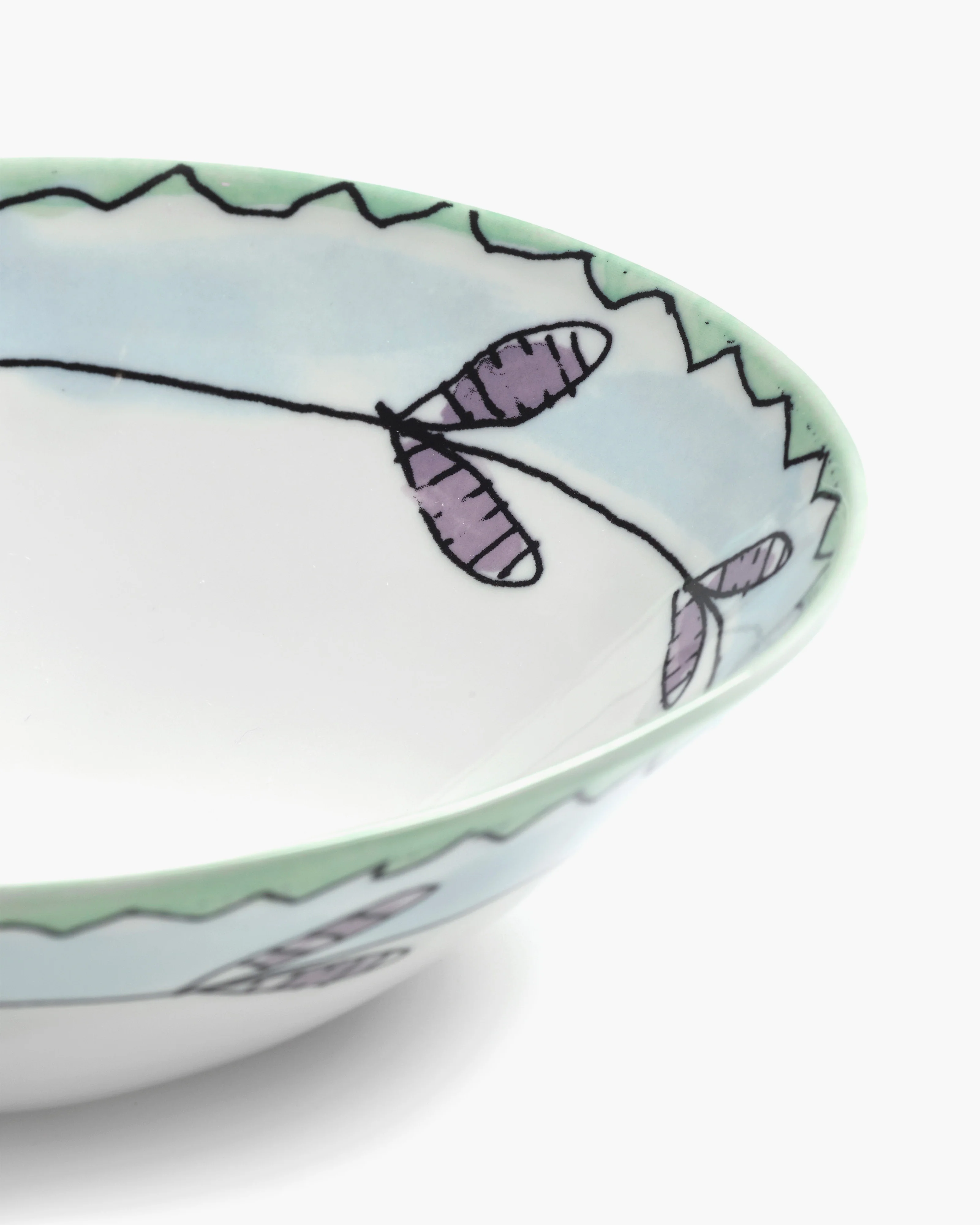 Low bowl L Blossom milk Midnight Flowers - Image 5