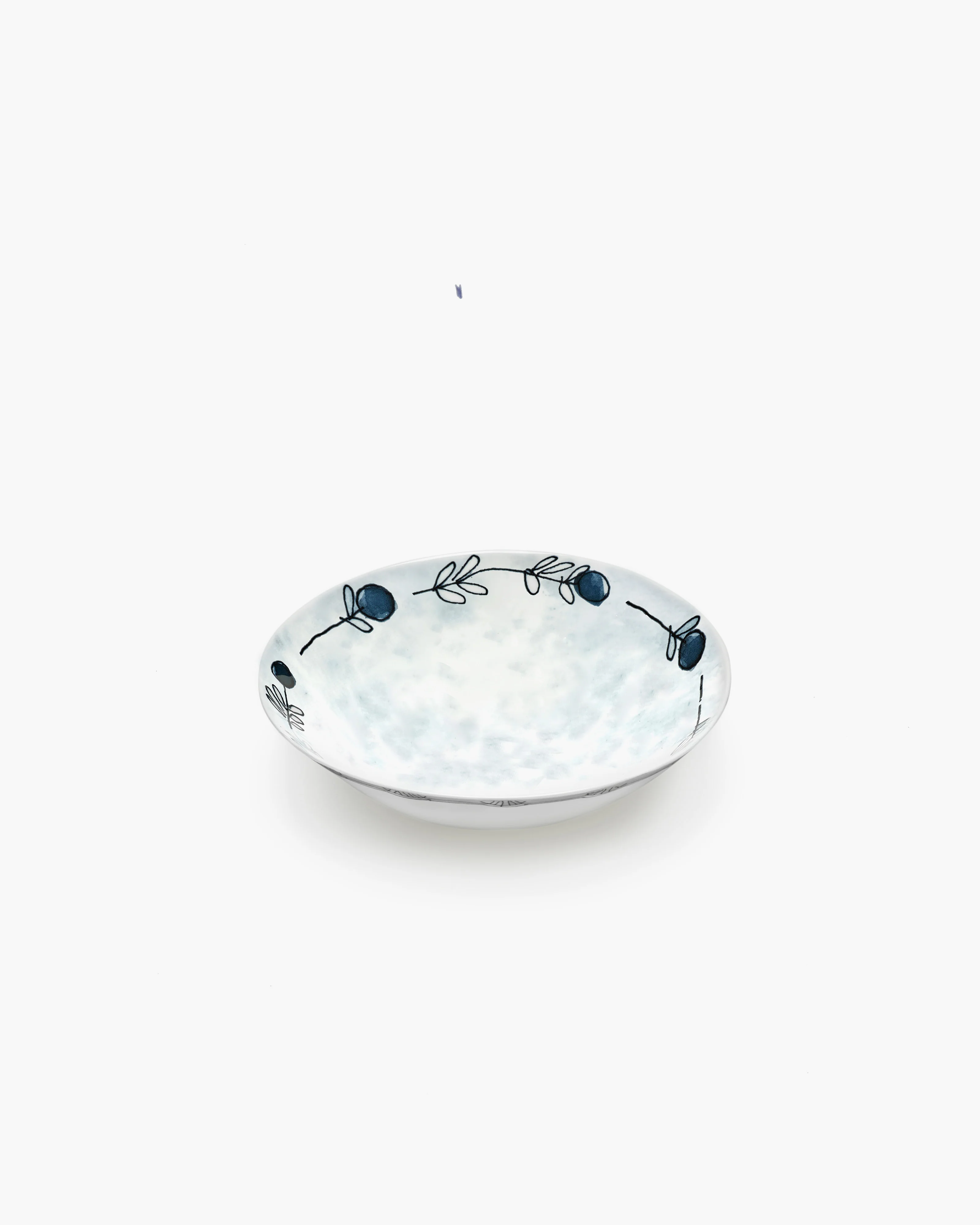 Low bowl L Mirtillo tea Midnight Flowers - Image 2