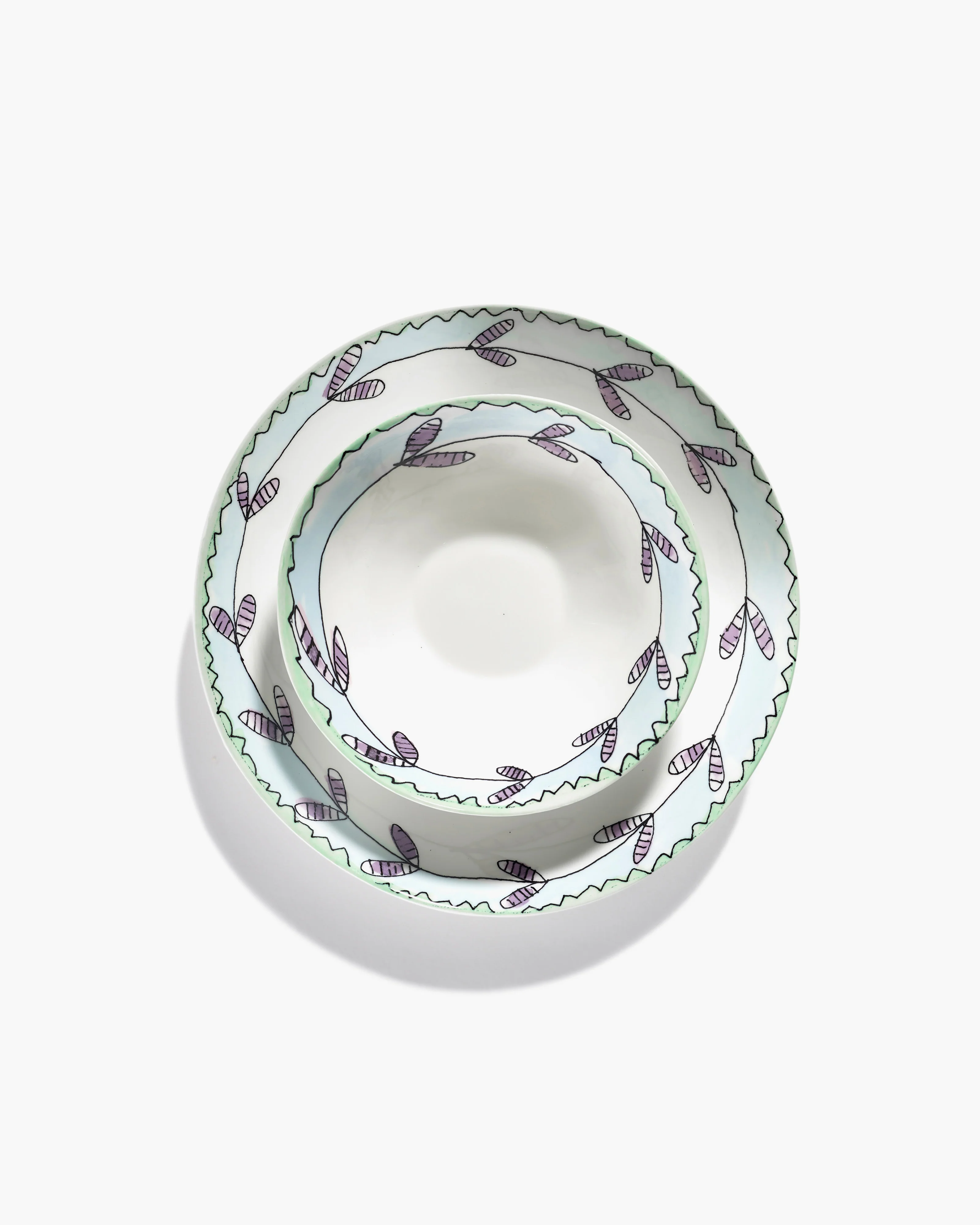 Low bowl M Blossom milk Midnight Flowers - Image 5