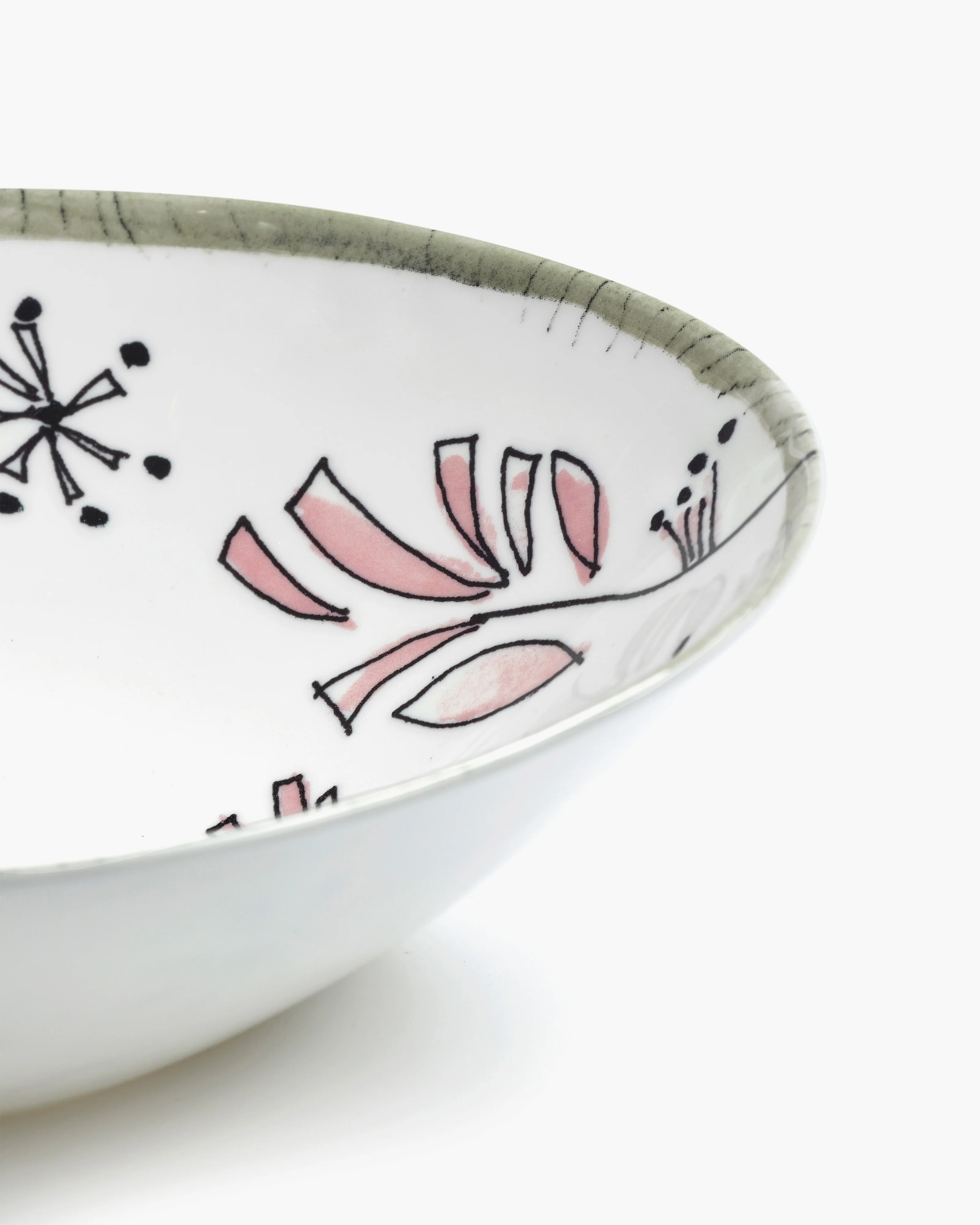 Low bowl S Fiore rosa Midnight Flowers - Image 5