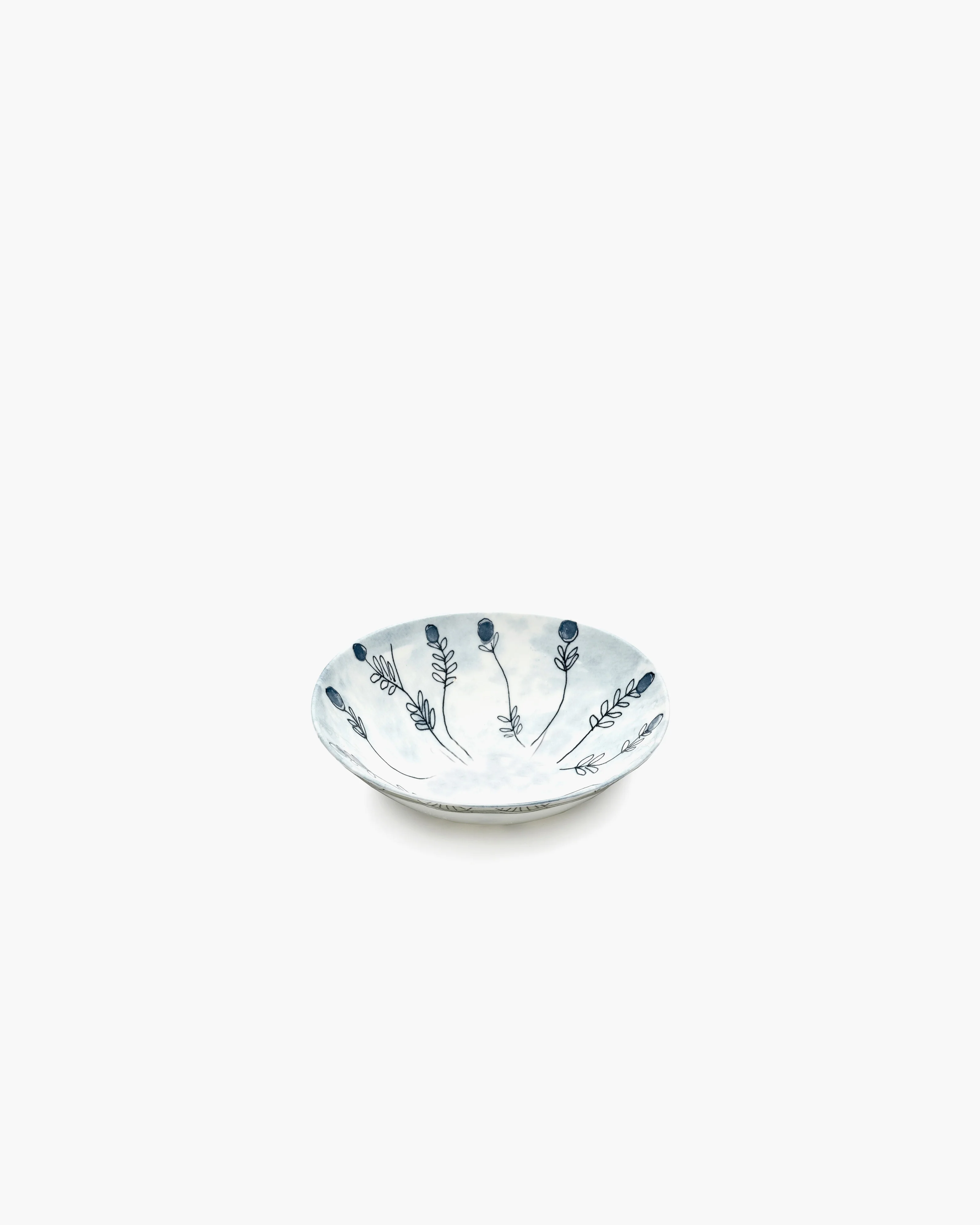 Low bowl S Mirtillo tea Midnight Flowers - Image 2