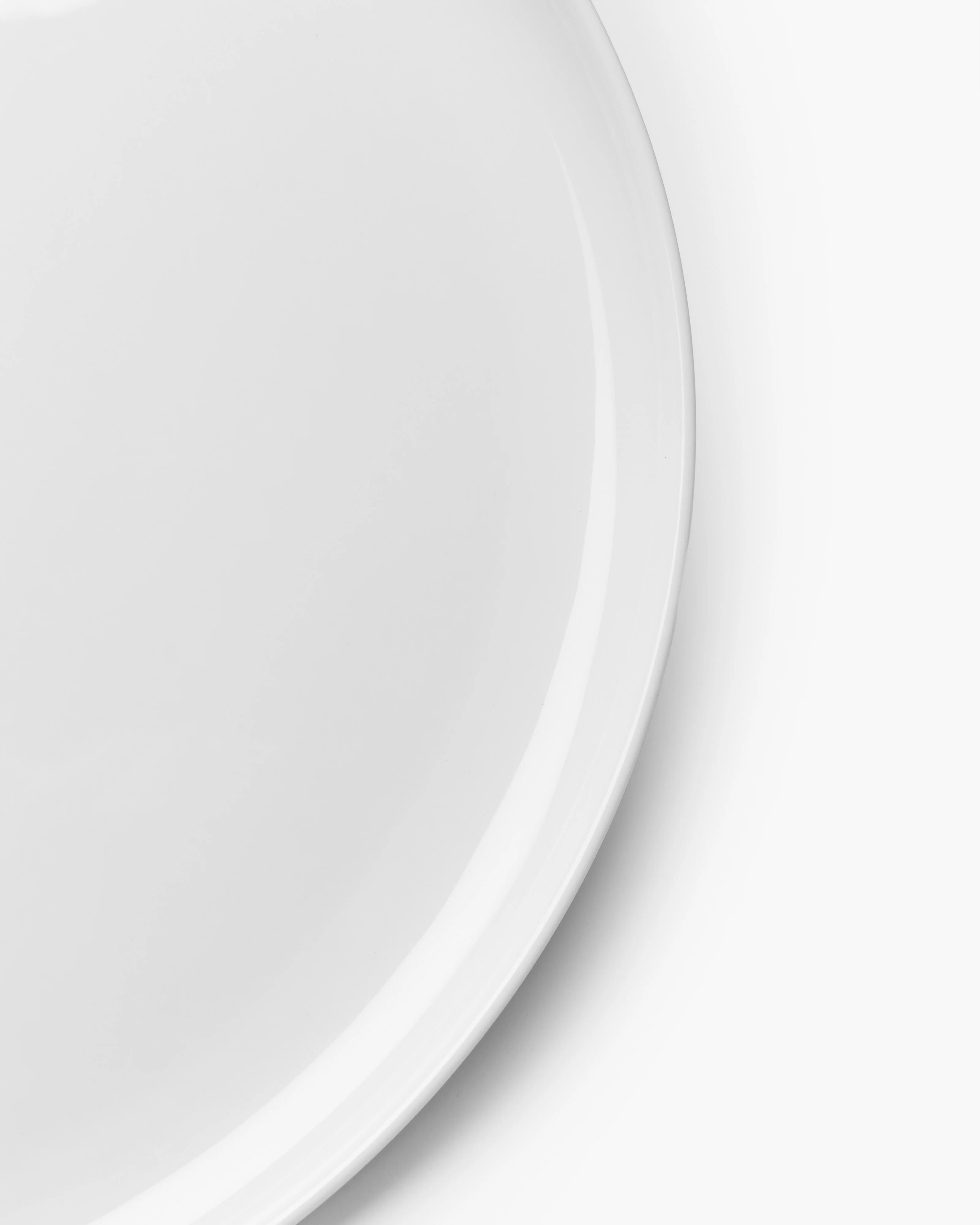 Breakfast plate low white Base - Image 4