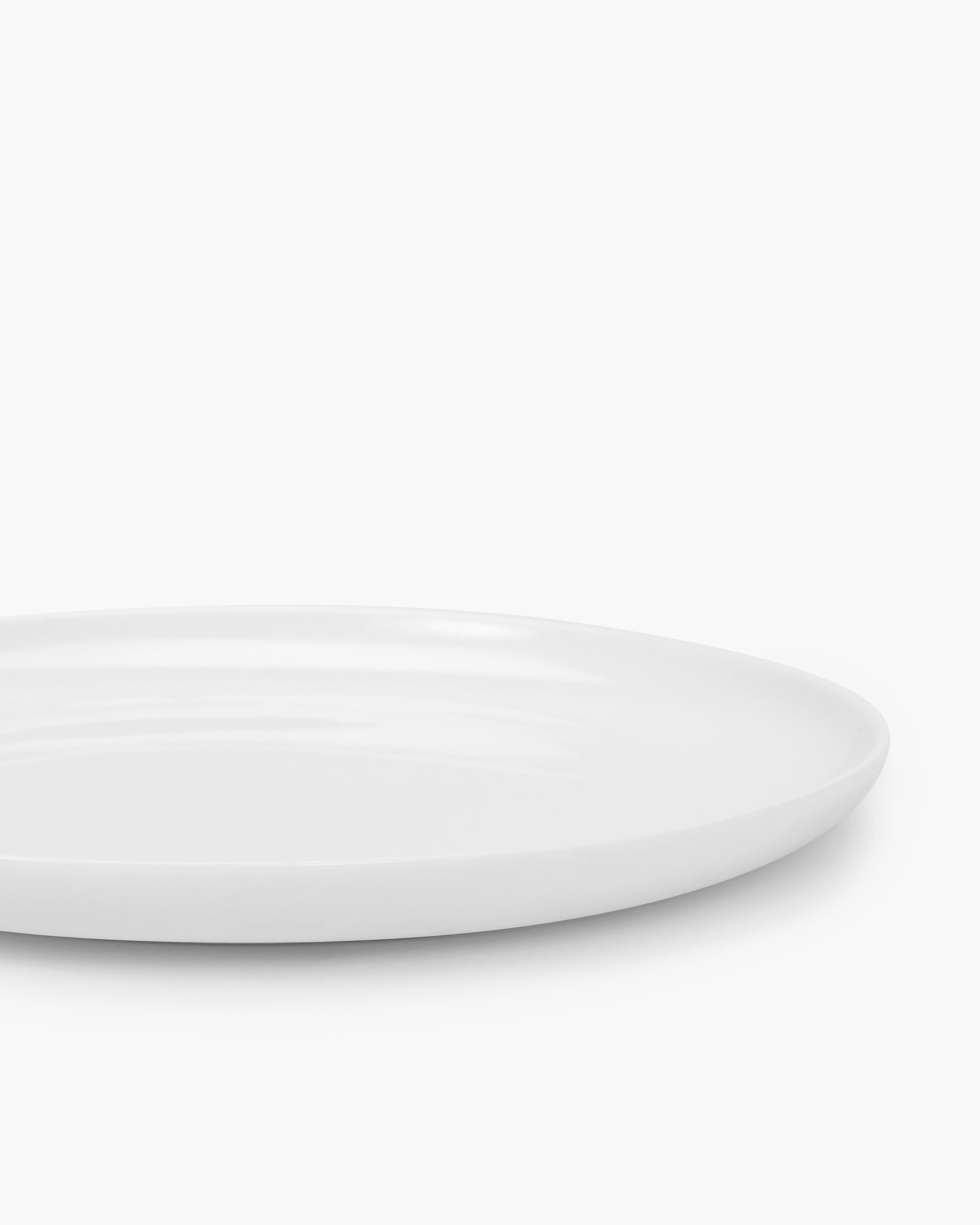 Dessert plate low white Base - Image 4