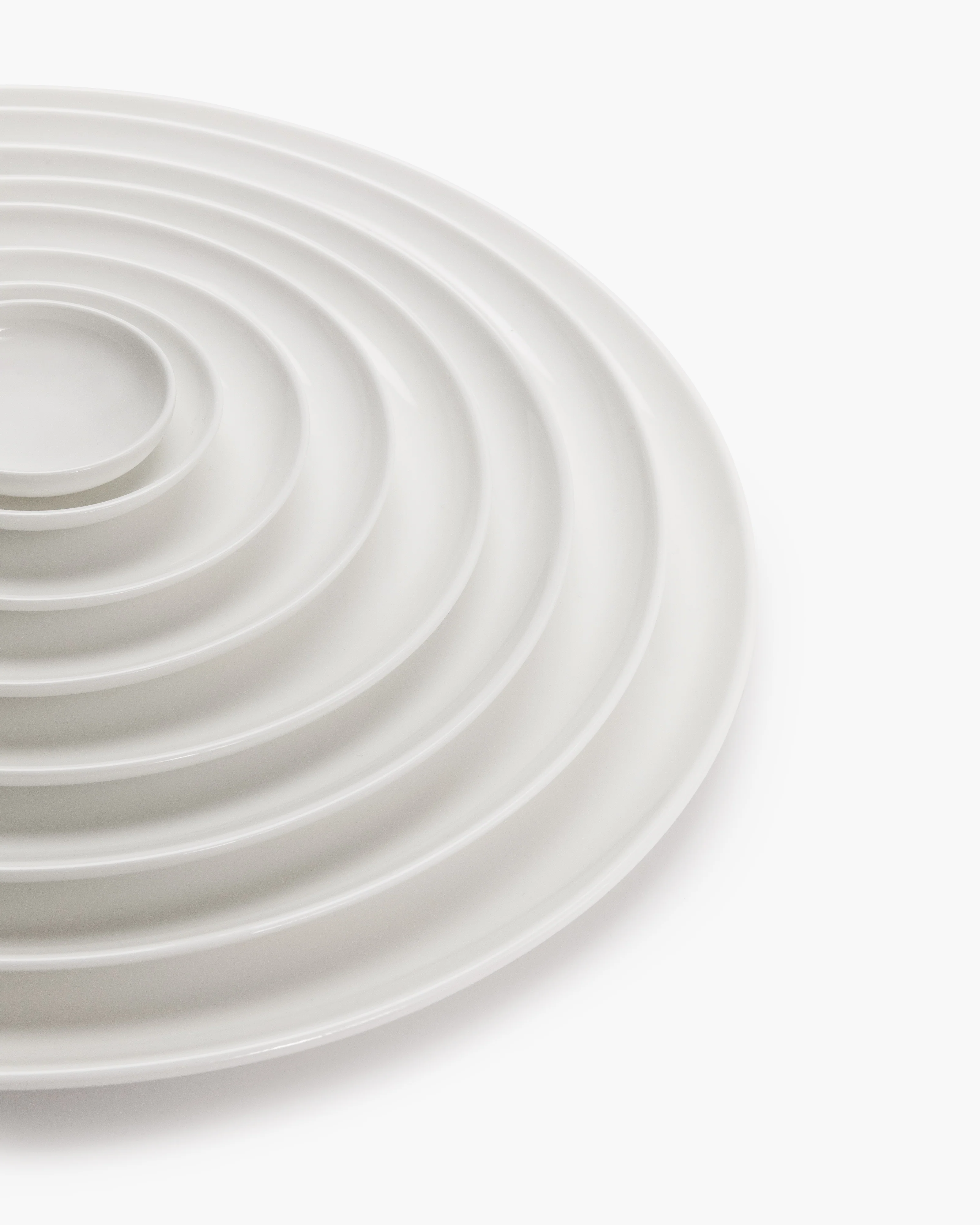 Dinner plate low white Base - Image 5