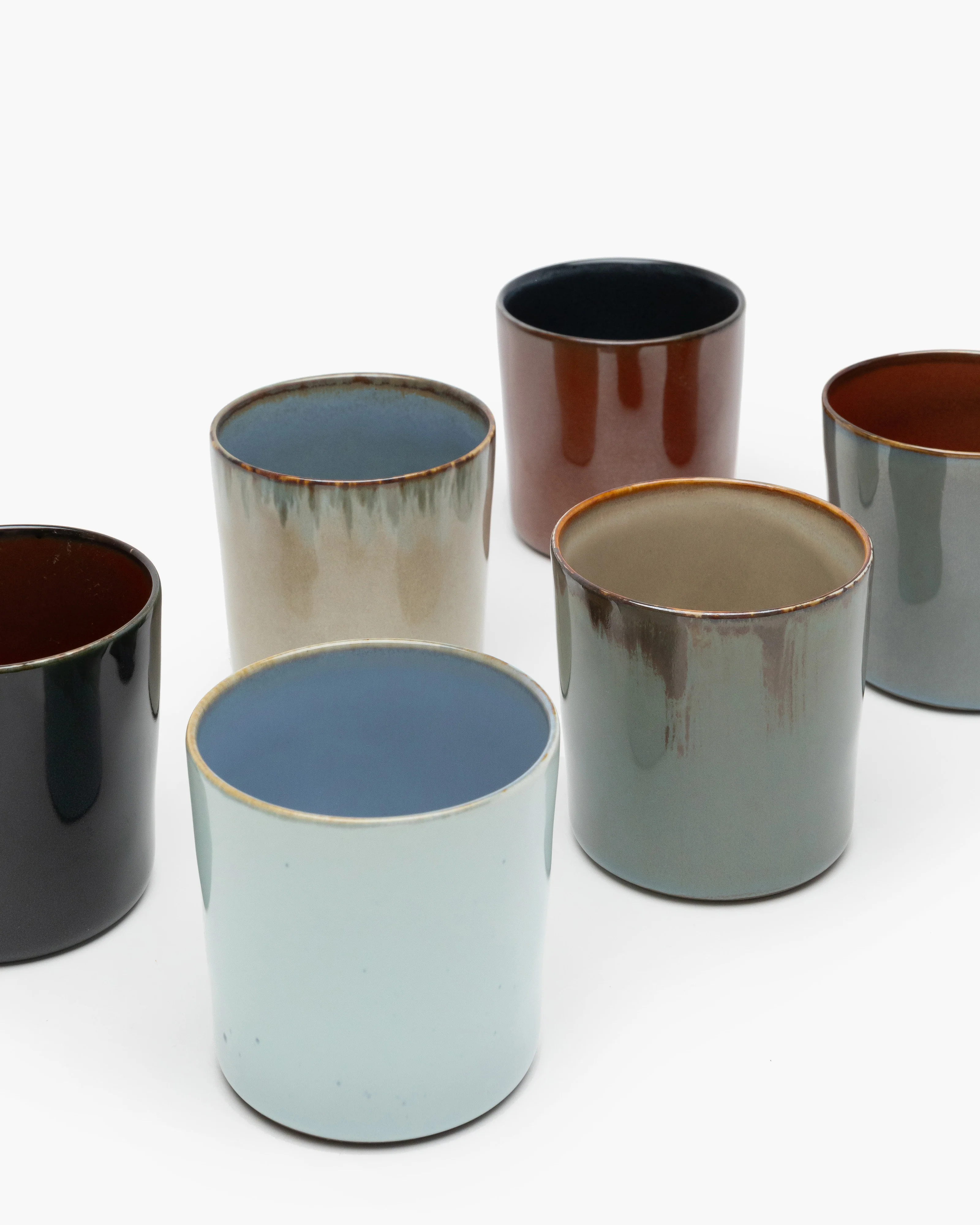 Mug cylinder high smoky blue/rust Terres de rêves - Image 4