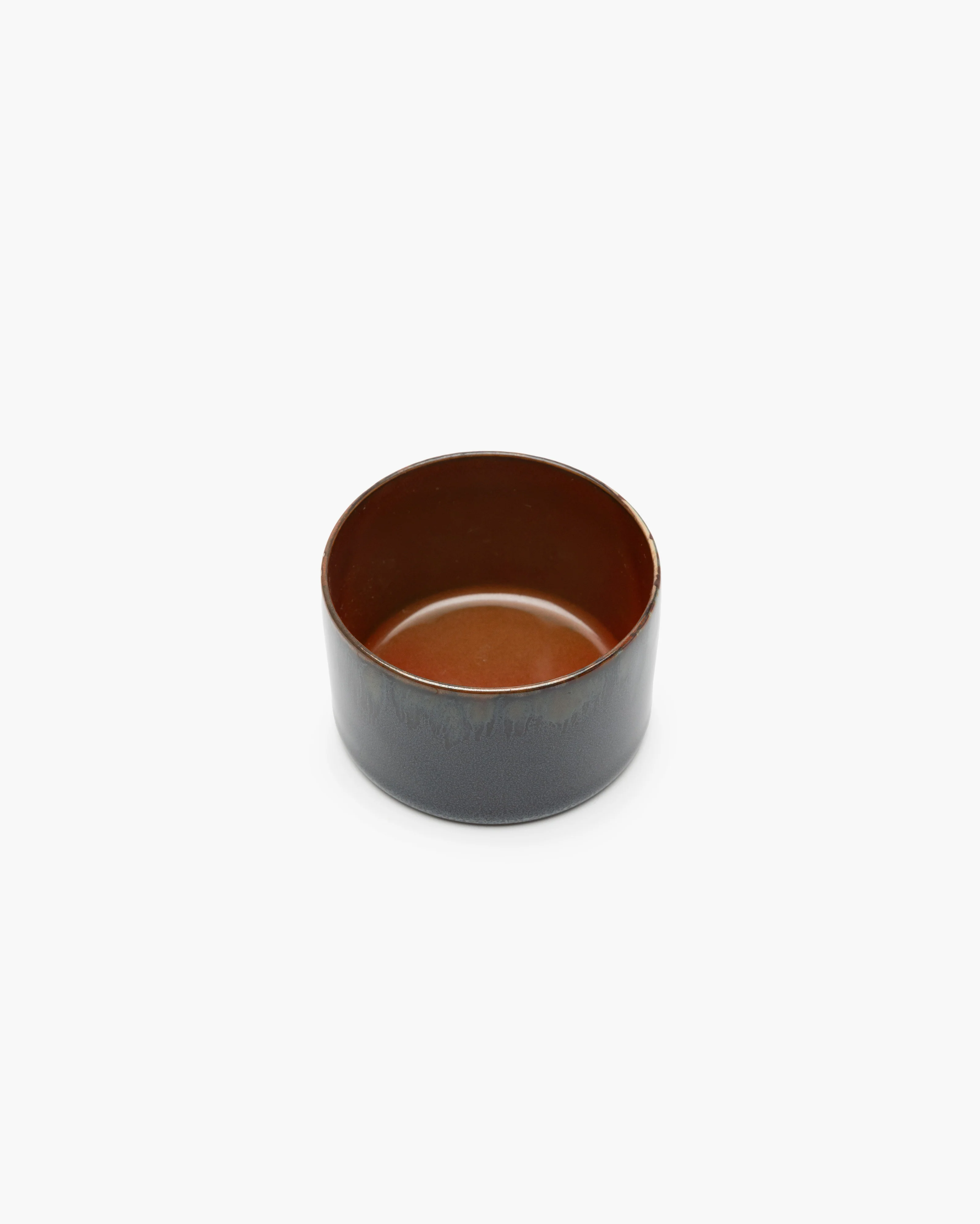 Mug cylinder low dark blue/rust Terres de rêves - Image 2