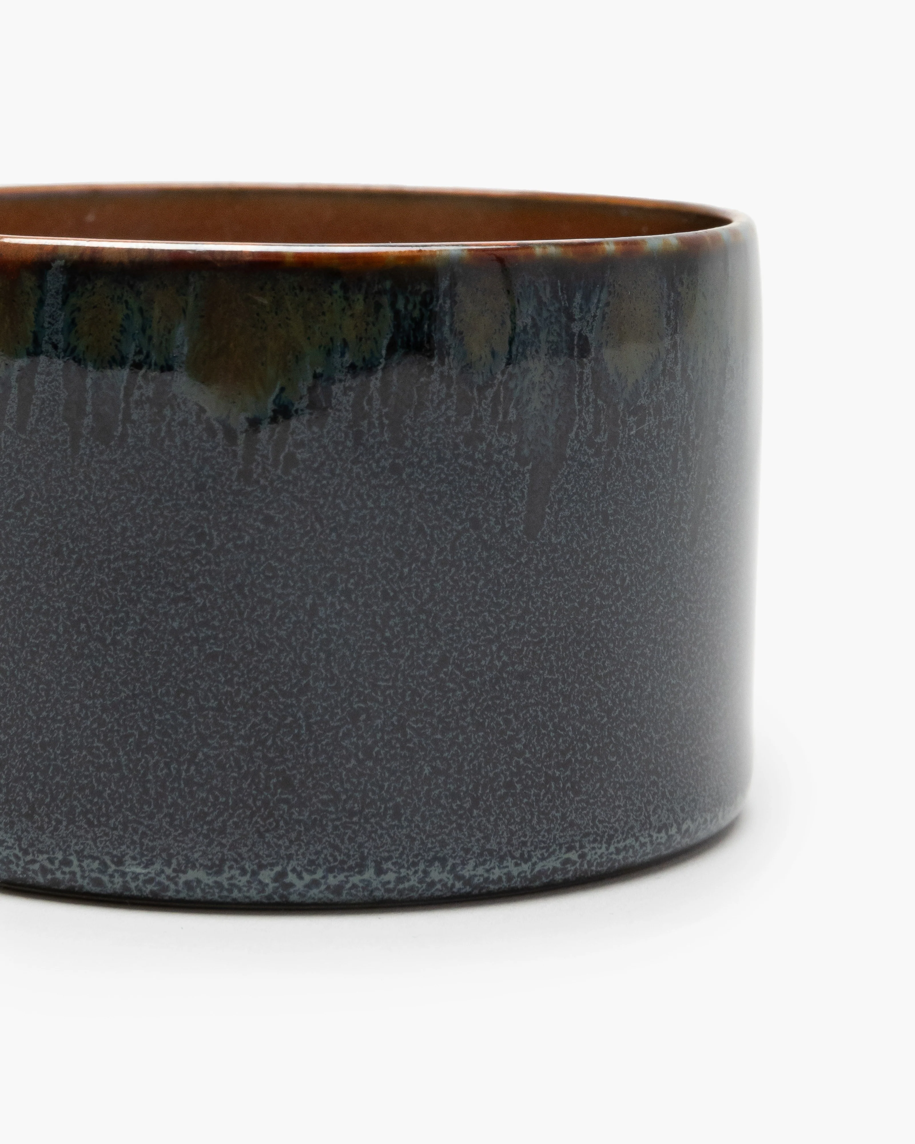 Mug cylinder low dark blue/rust Terres de rêves - Image 3