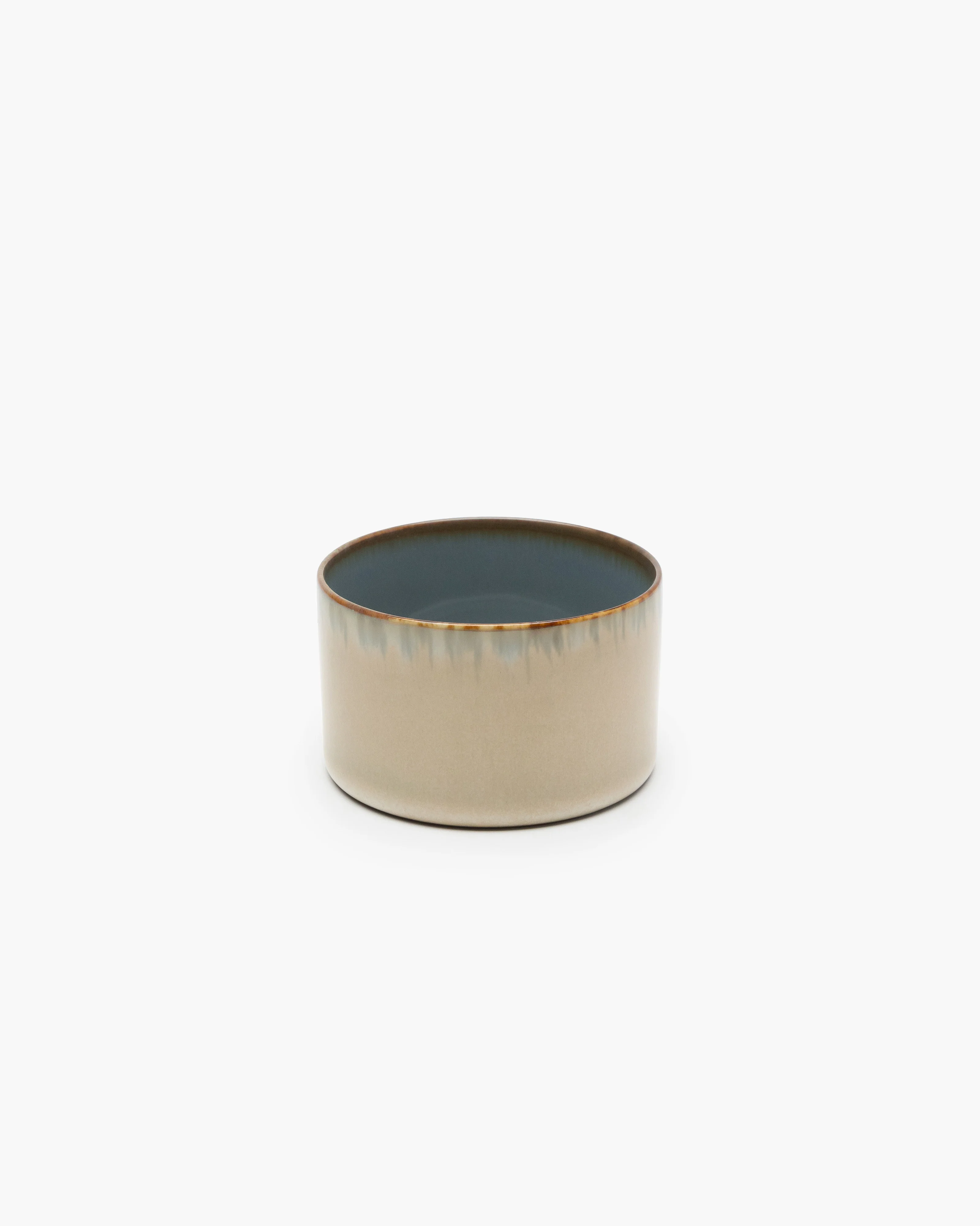 Mug cylinder low misty gray/smoky blue Terres de rêves