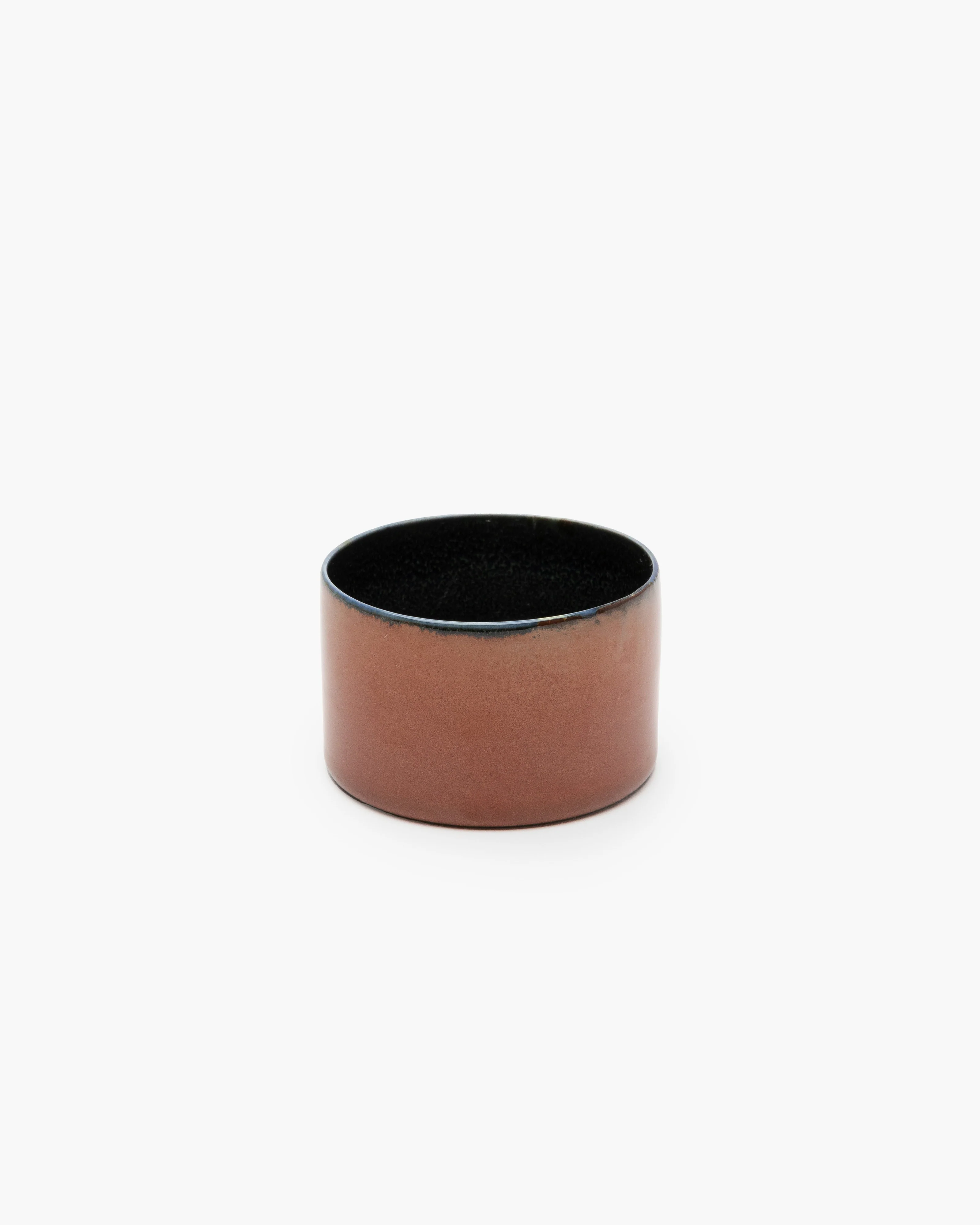 Mug cylinder low rust/dark blue Terres de rêves