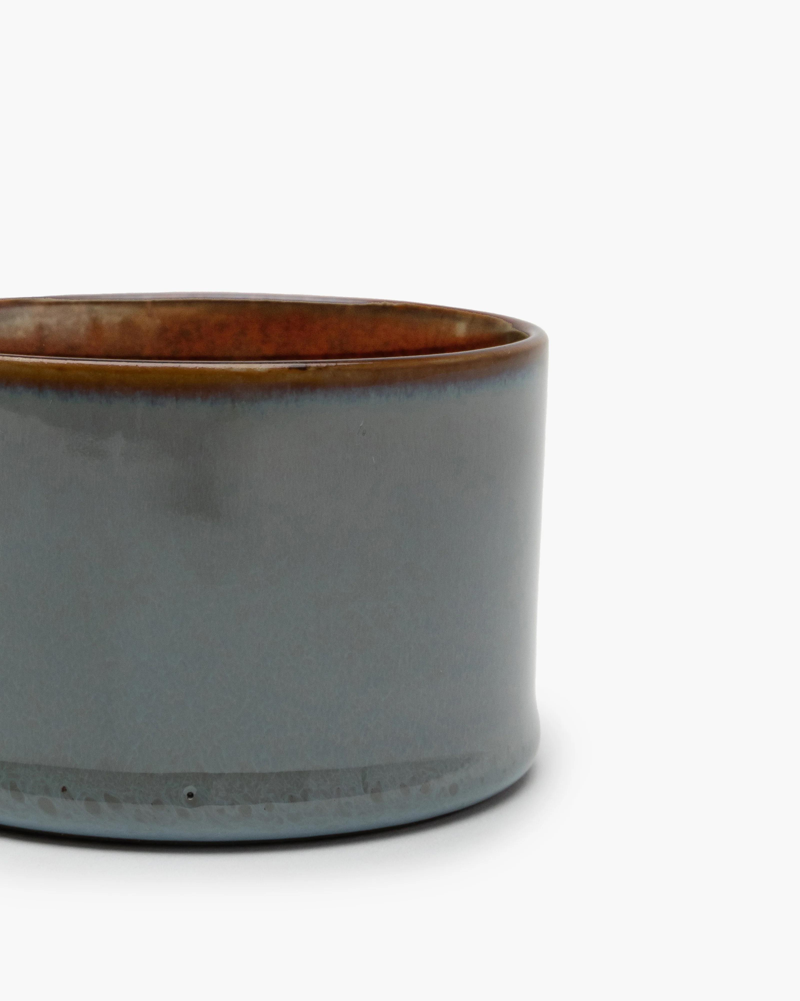 Mug cylinder low smoky blue/rust Terres de rêves - Image 3