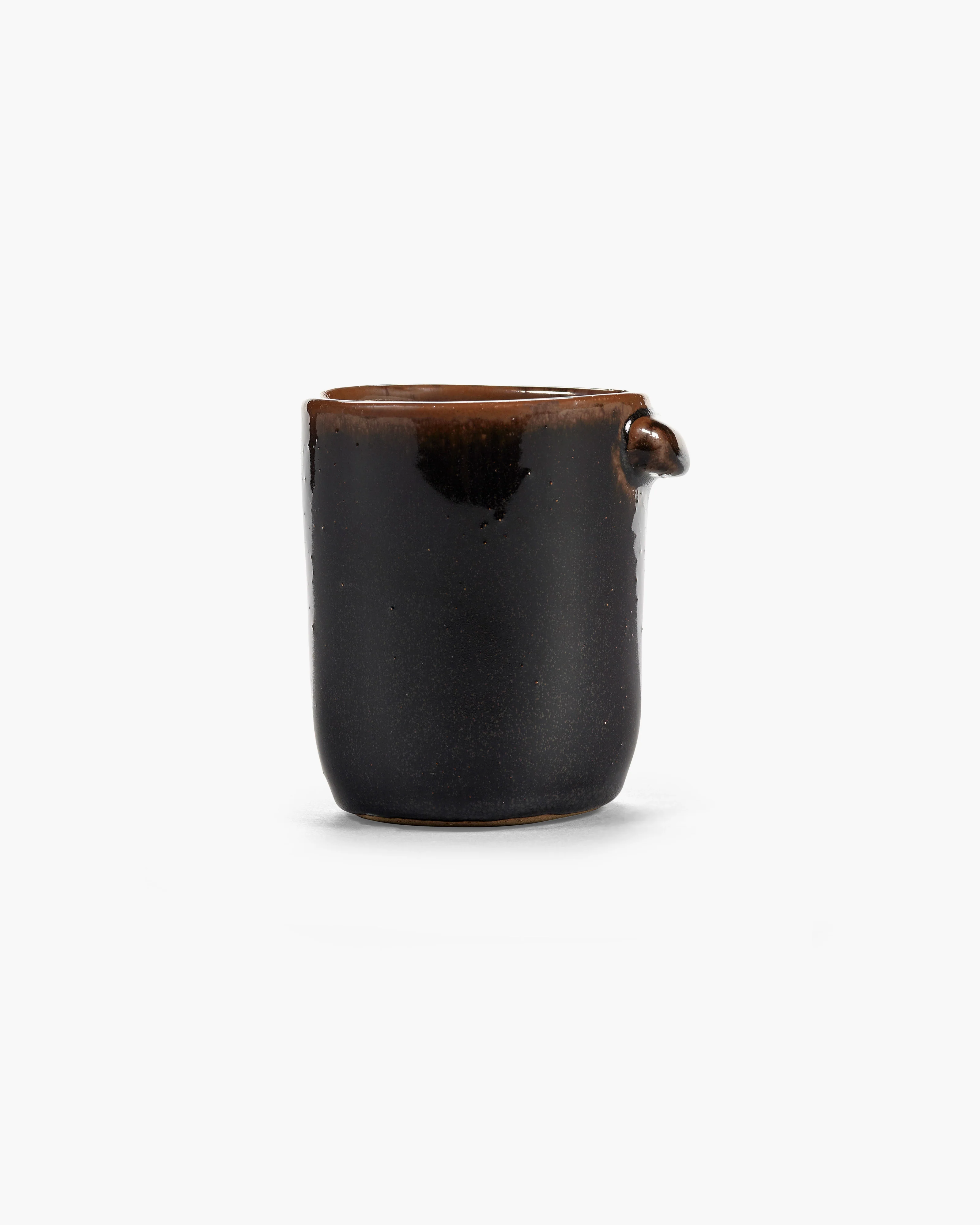Mug without handle dark brown Out of lines - Image 4
