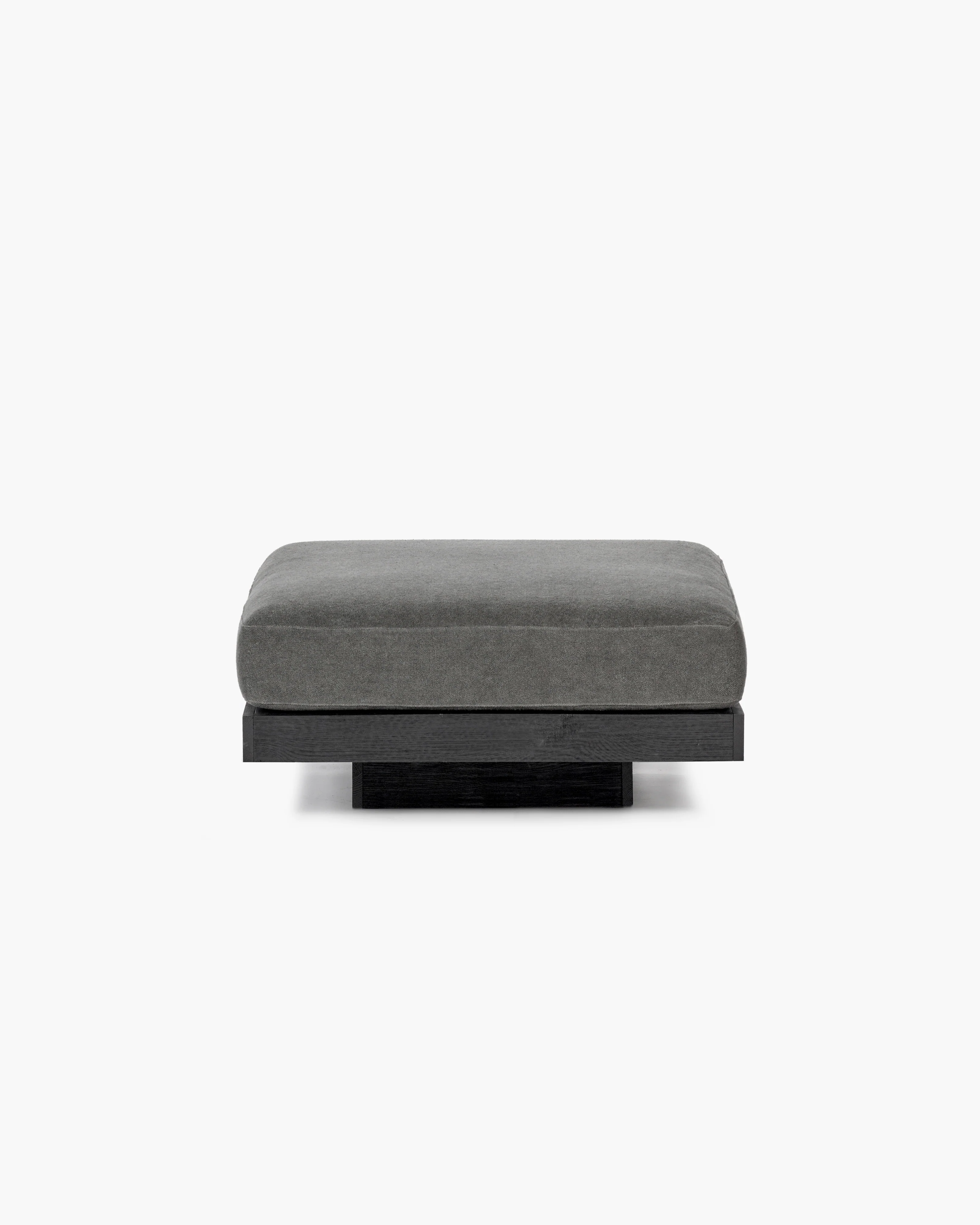 Ottoman incl cushion indoor smoke - black Rudolph - Image 3