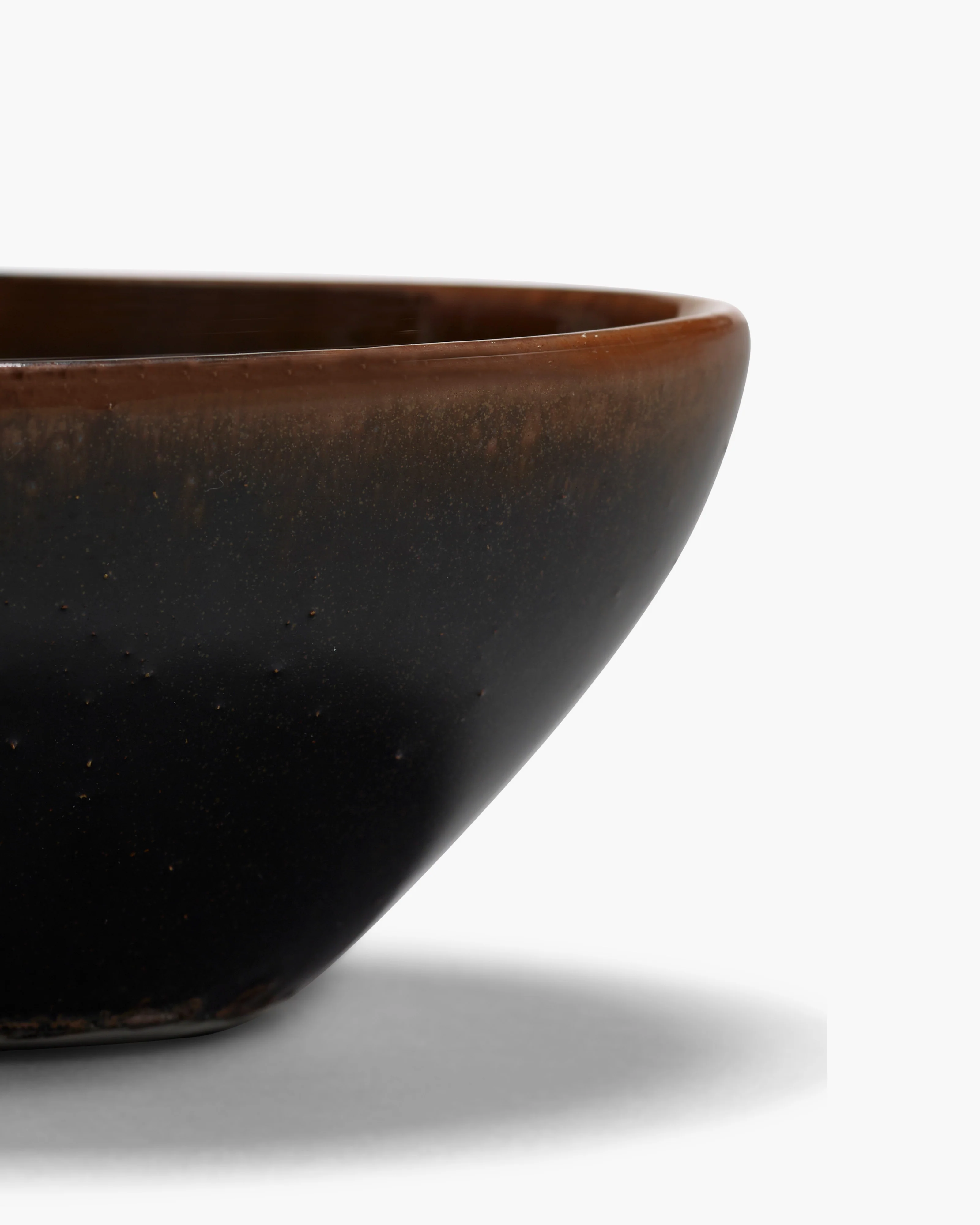 Oval bowl dark brown Out of lines - Image 5