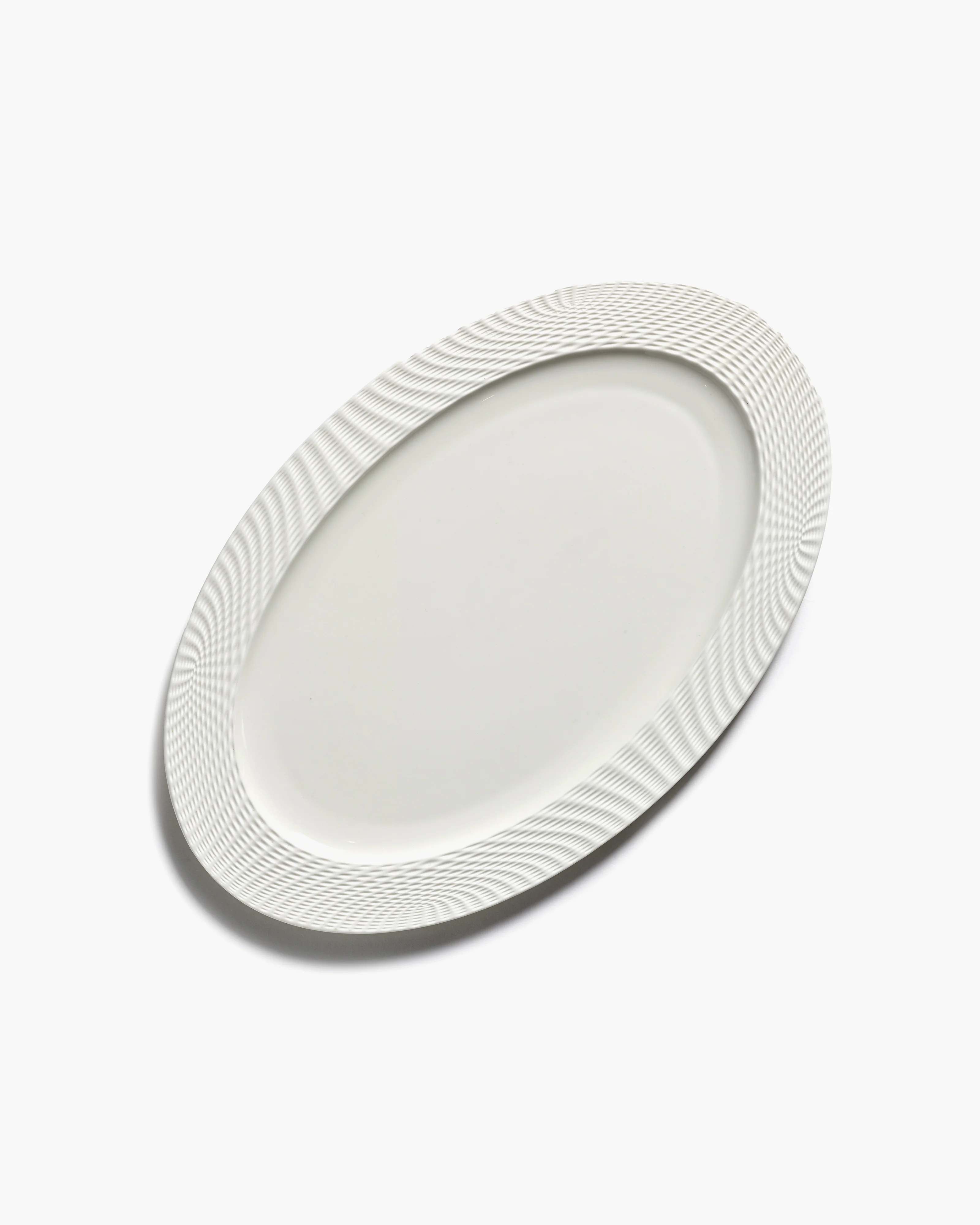 Oval plate white Nido - Image 2