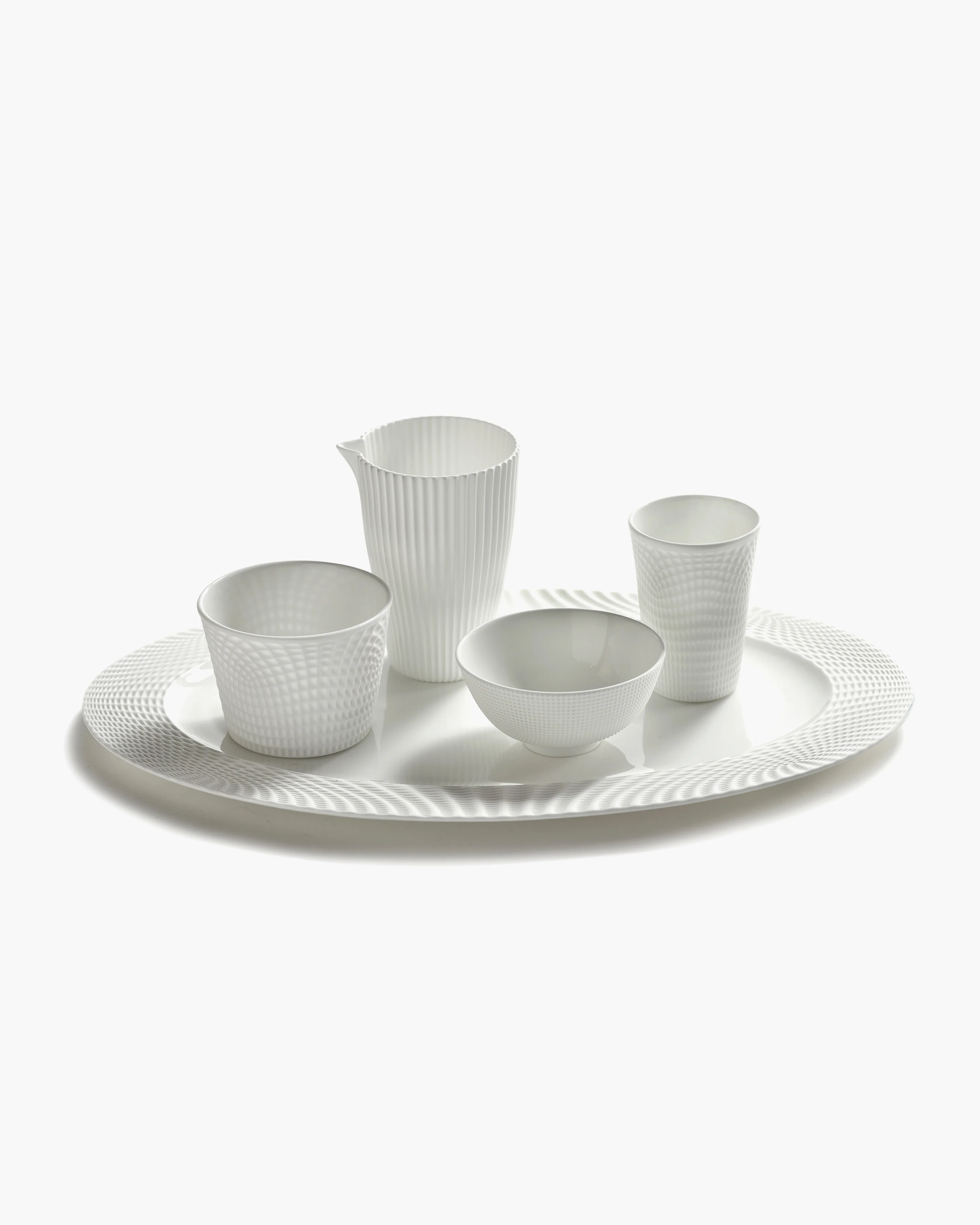 Oval plate white Nido - Image 4