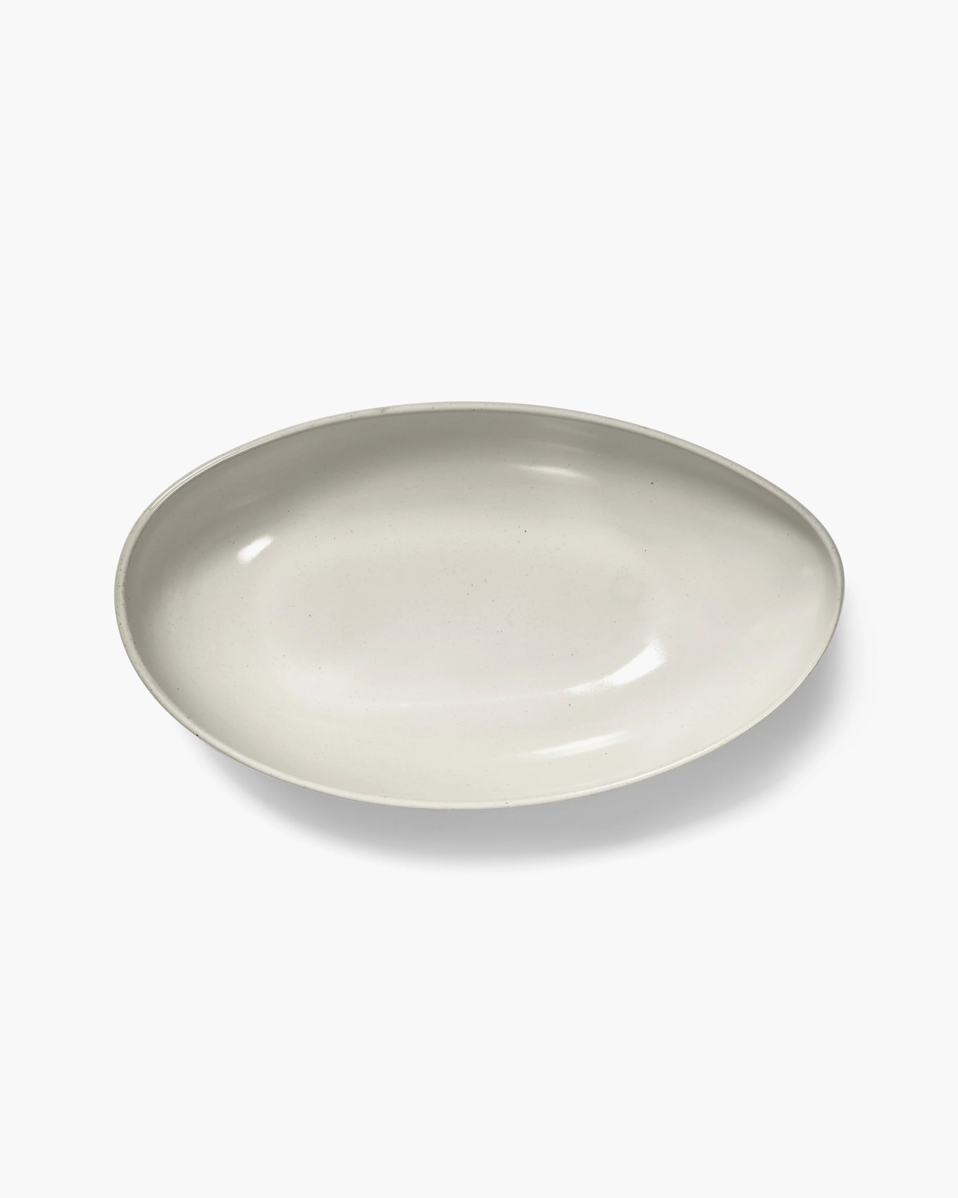 Oval serving bowl off-white Out of lines - Image 3