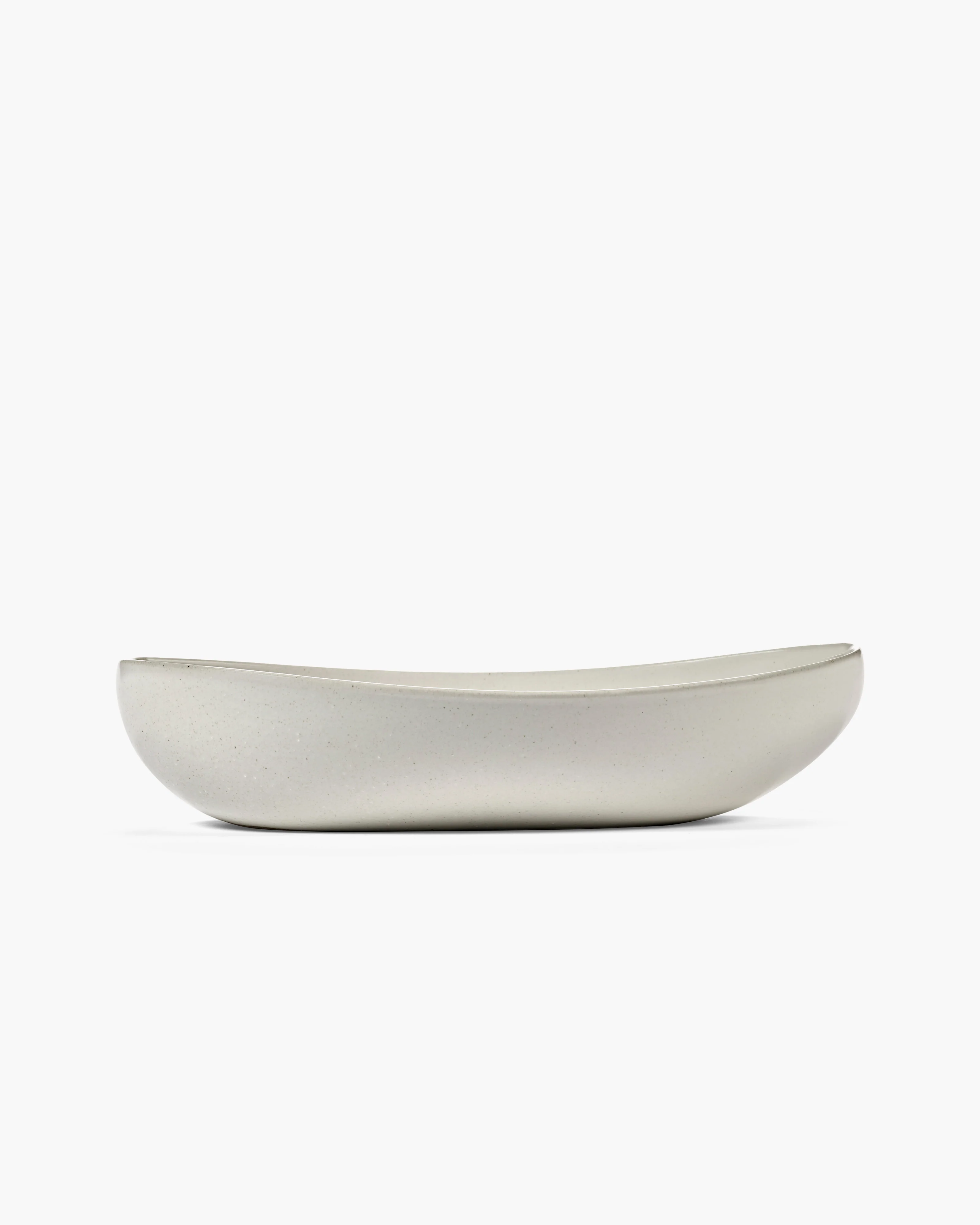Oval serving bowl off-white Out of lines - Image 4