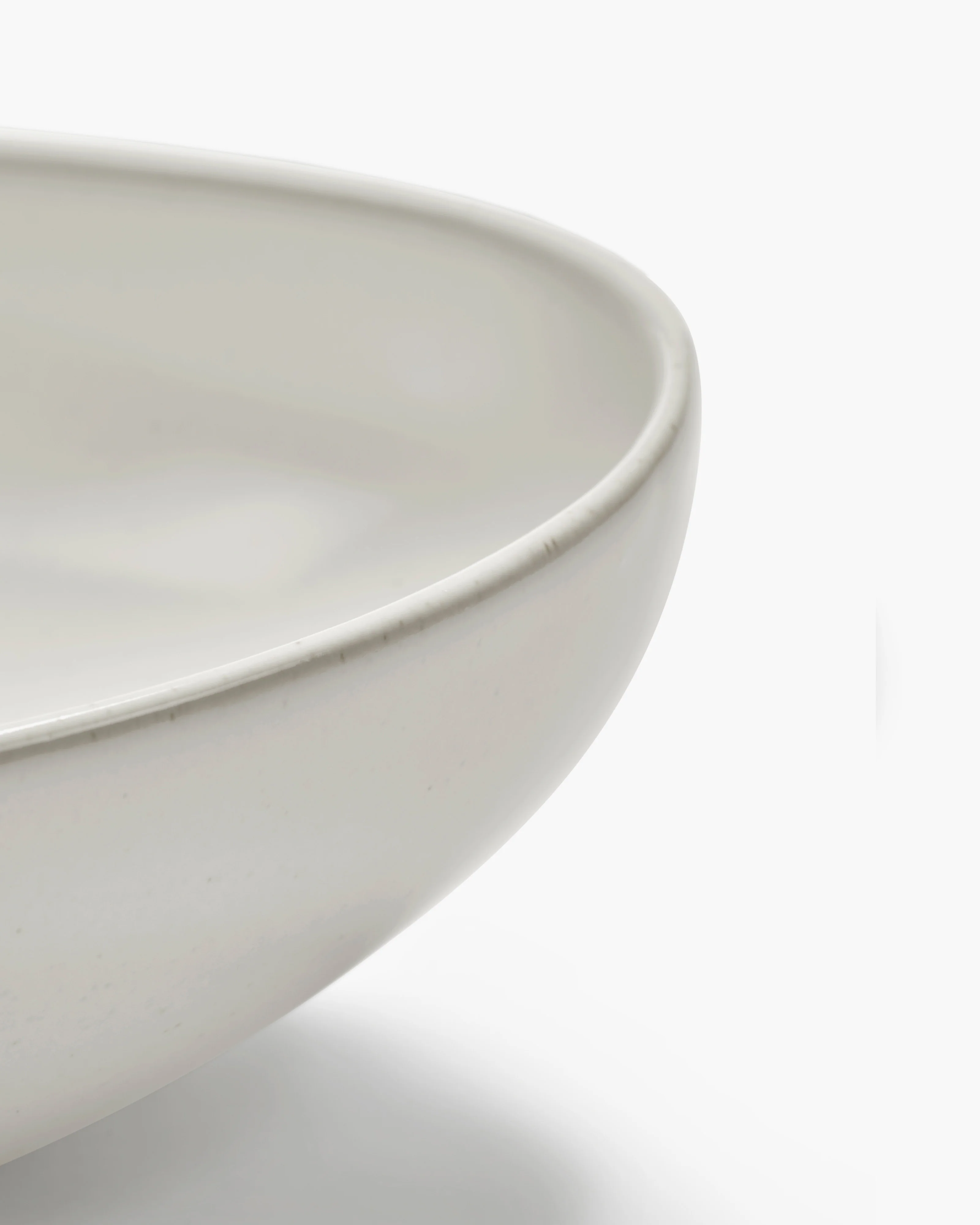 Oval serving bowl off-white Out of lines - Image 5