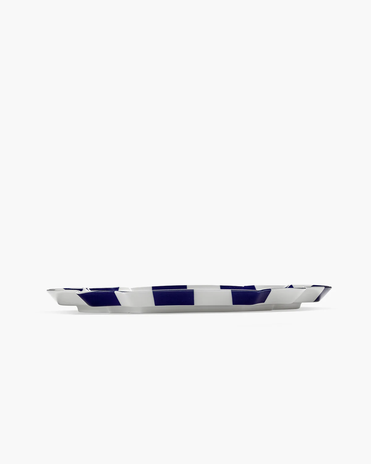 Oval serving plate blue - white Fête des Bêtes Les Objets Mouleversants - Image 3