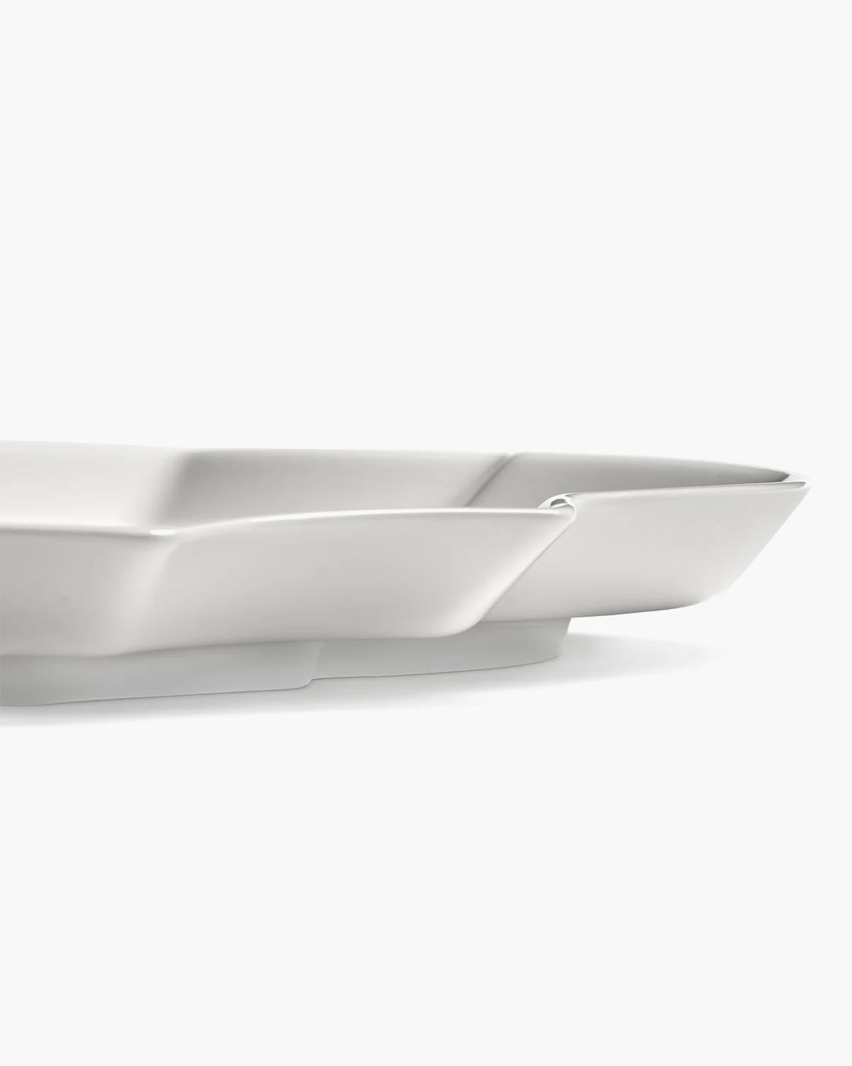 Oval serving plate white Perle Fine Les Objets Mouleversants - Image 5