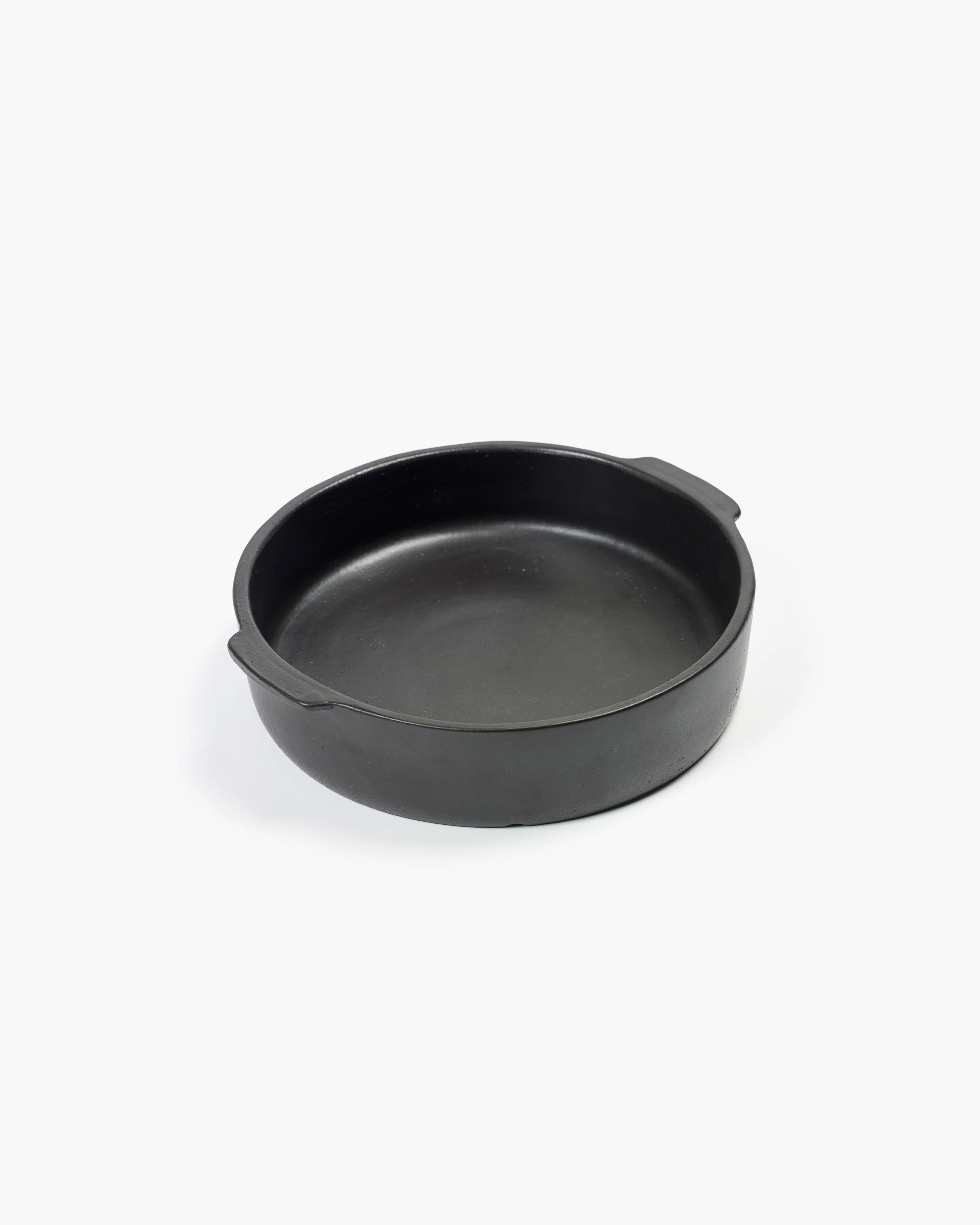 Oven/serving dish L black Pure