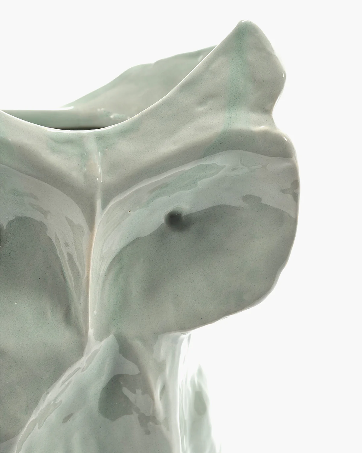 Owl vase L light blue After Midnight - Image 4
