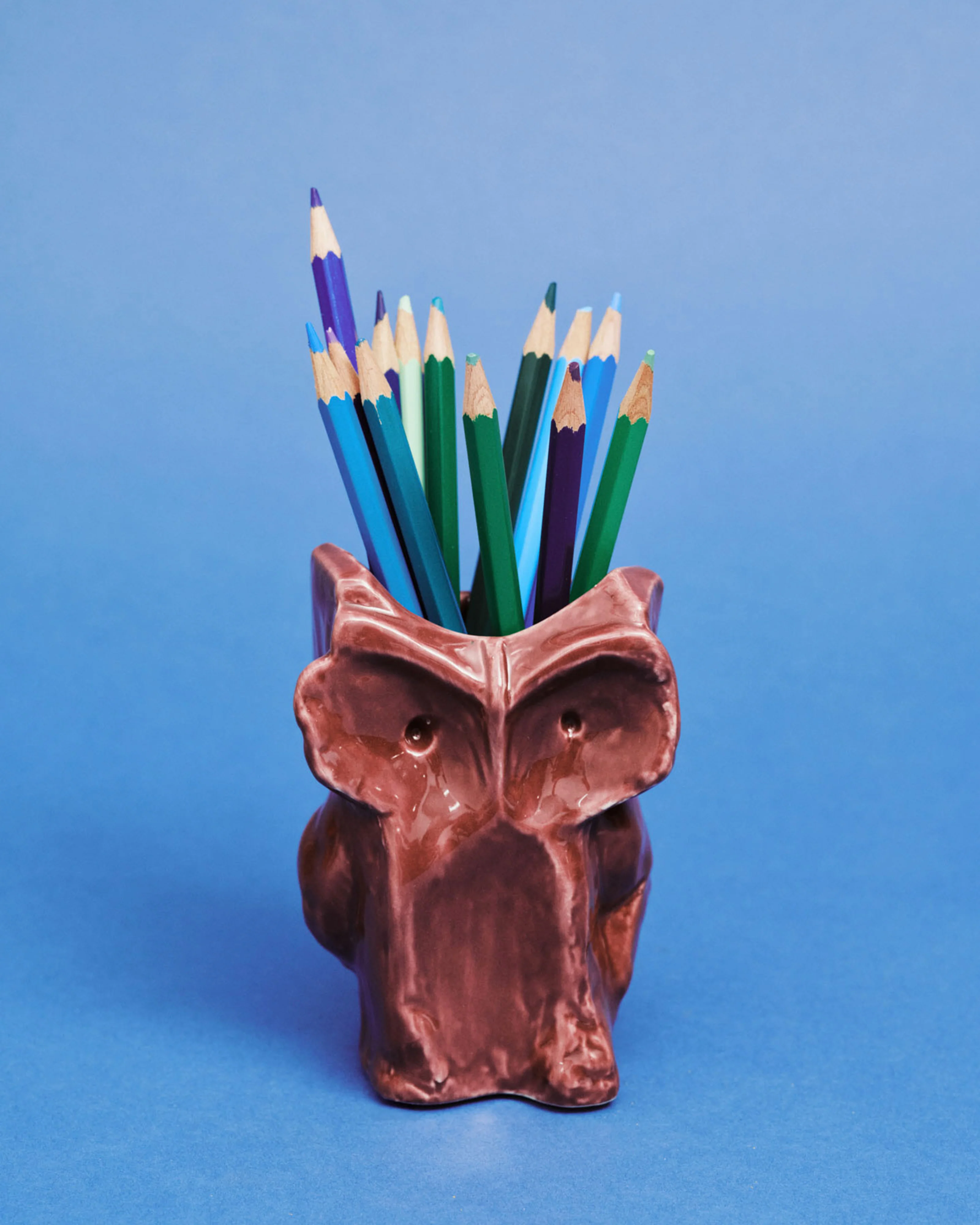 Owl vase XS aubergine After Midnight - Image 2