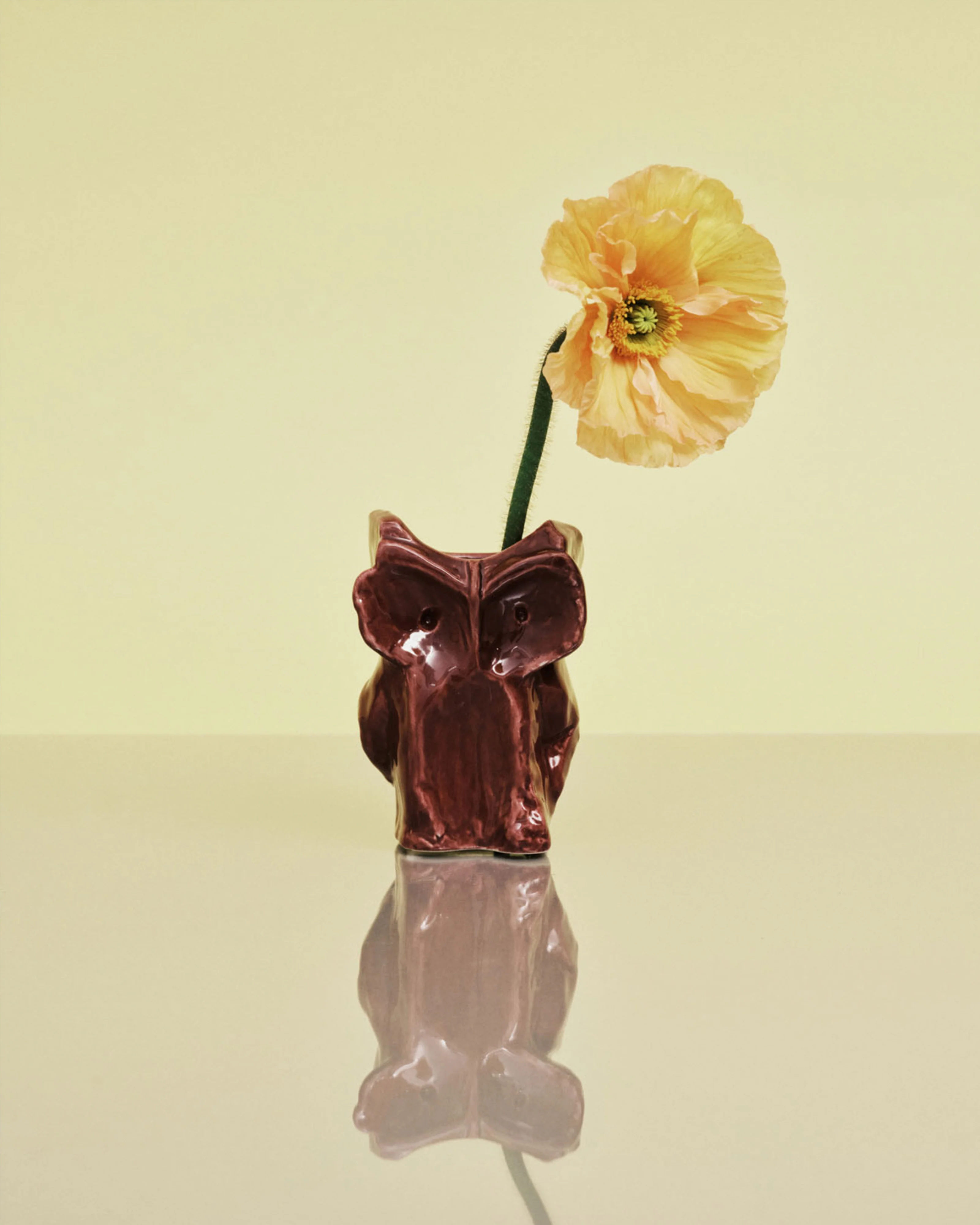 Owl vase XS aubergine After Midnight - Image 3