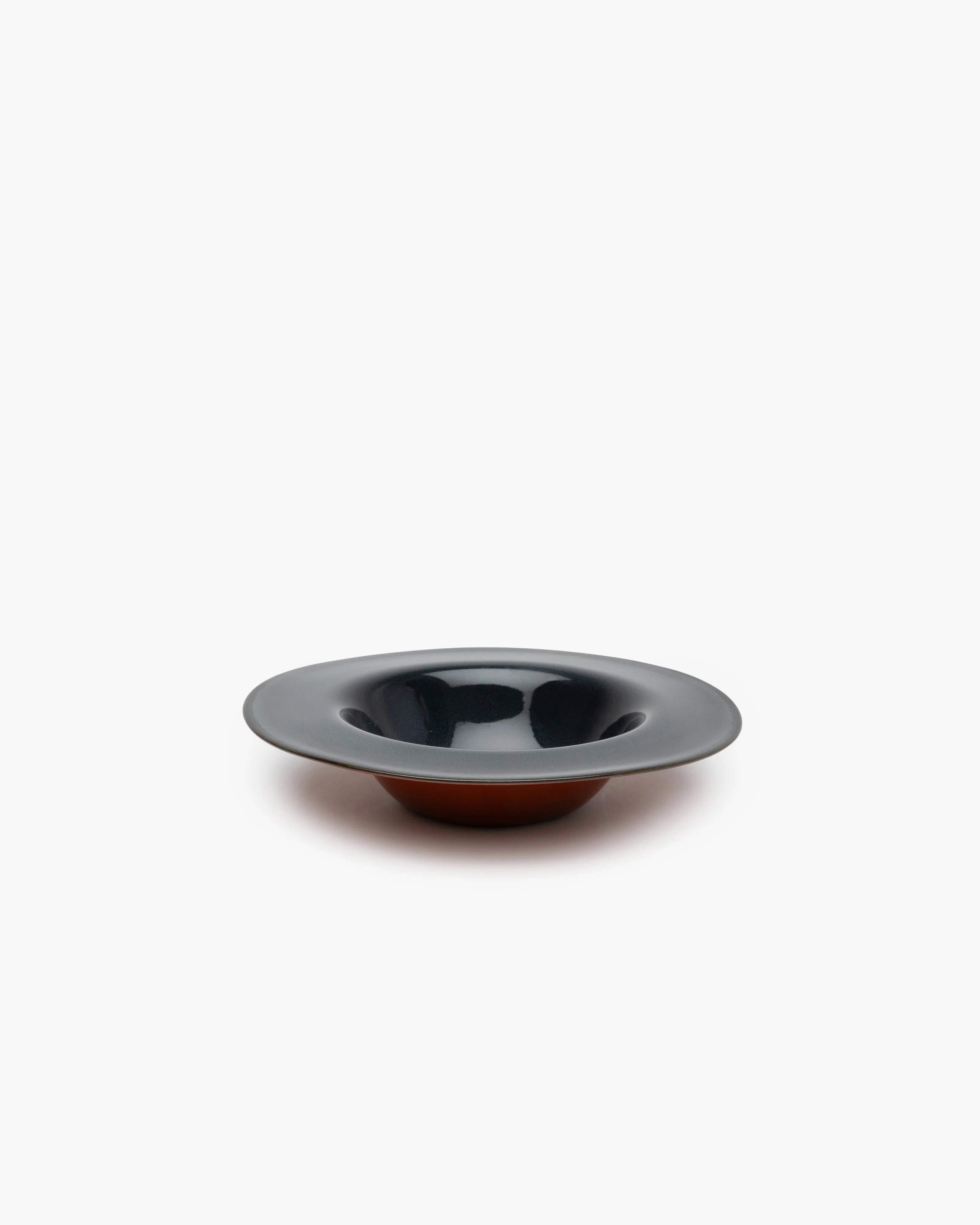 Pasta plate S dark blue/rust Terres de rêves