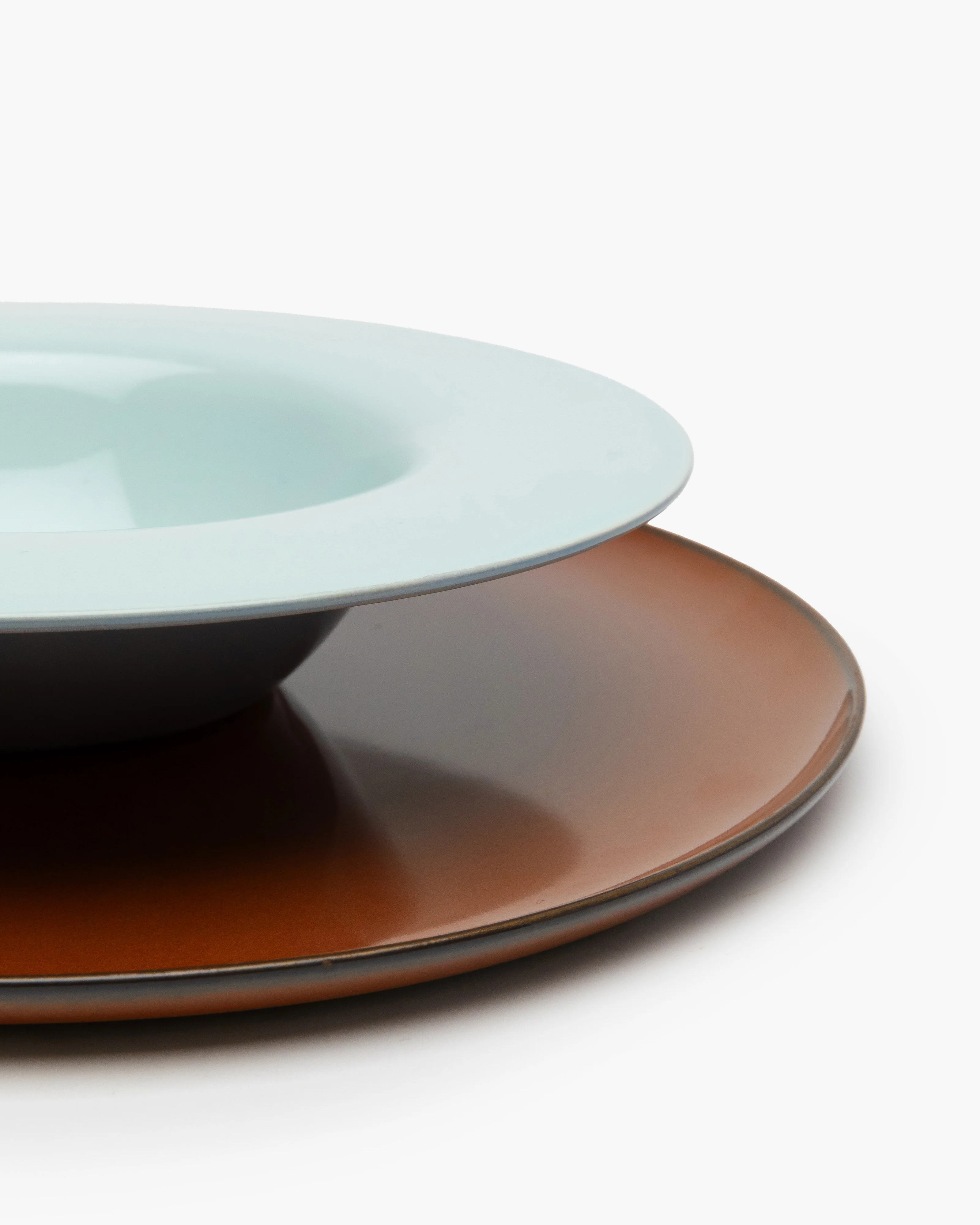 Pasta plate S light blue/smoky blue Terres de rêves - Image 3