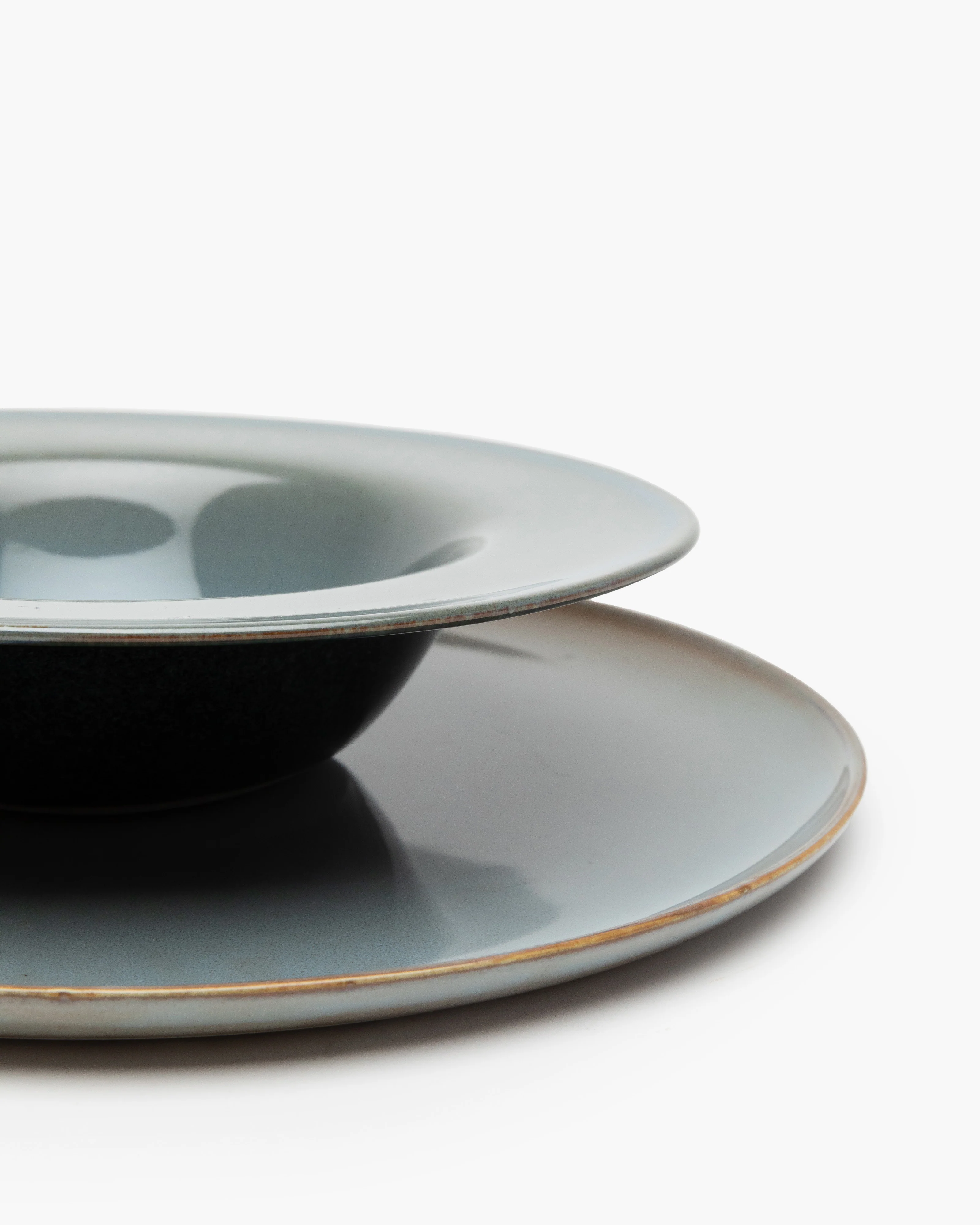 Pasta plate S smoky blue/dark blue Terres de rêves - Image 3