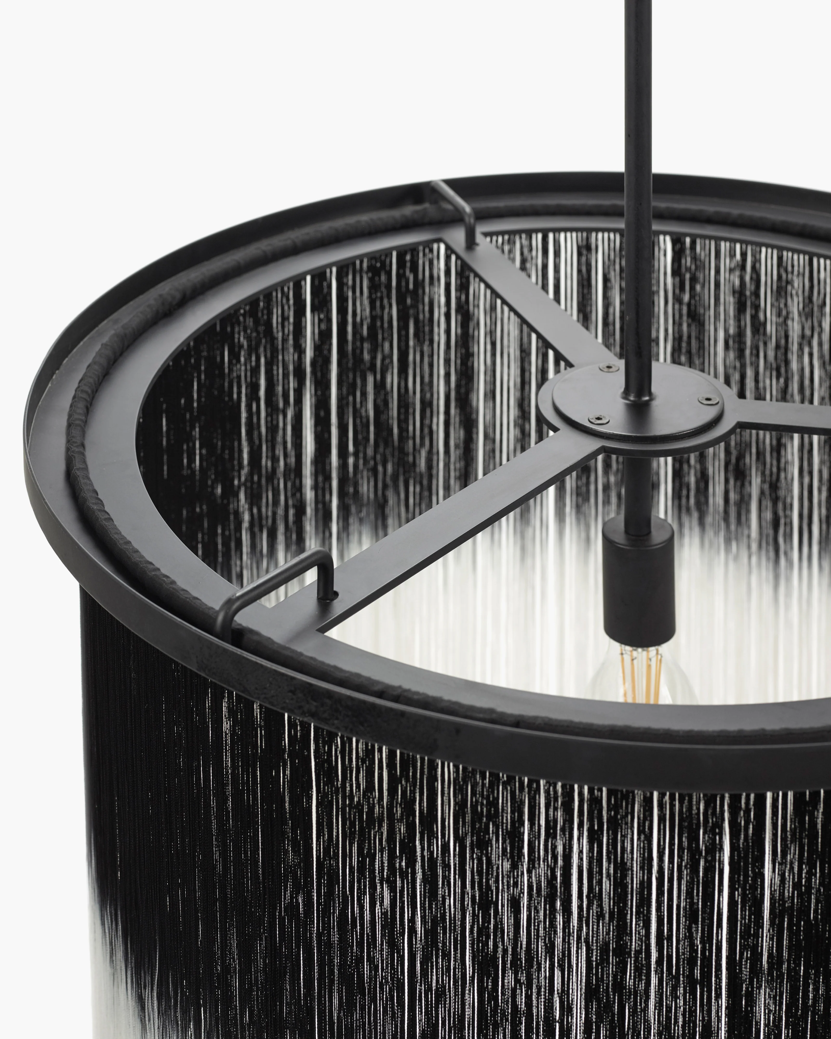 Pendant lamp black/white with extensions Wong - Image 3